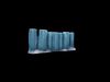  3d Render Holographic Glacier Barrier 3D model_1