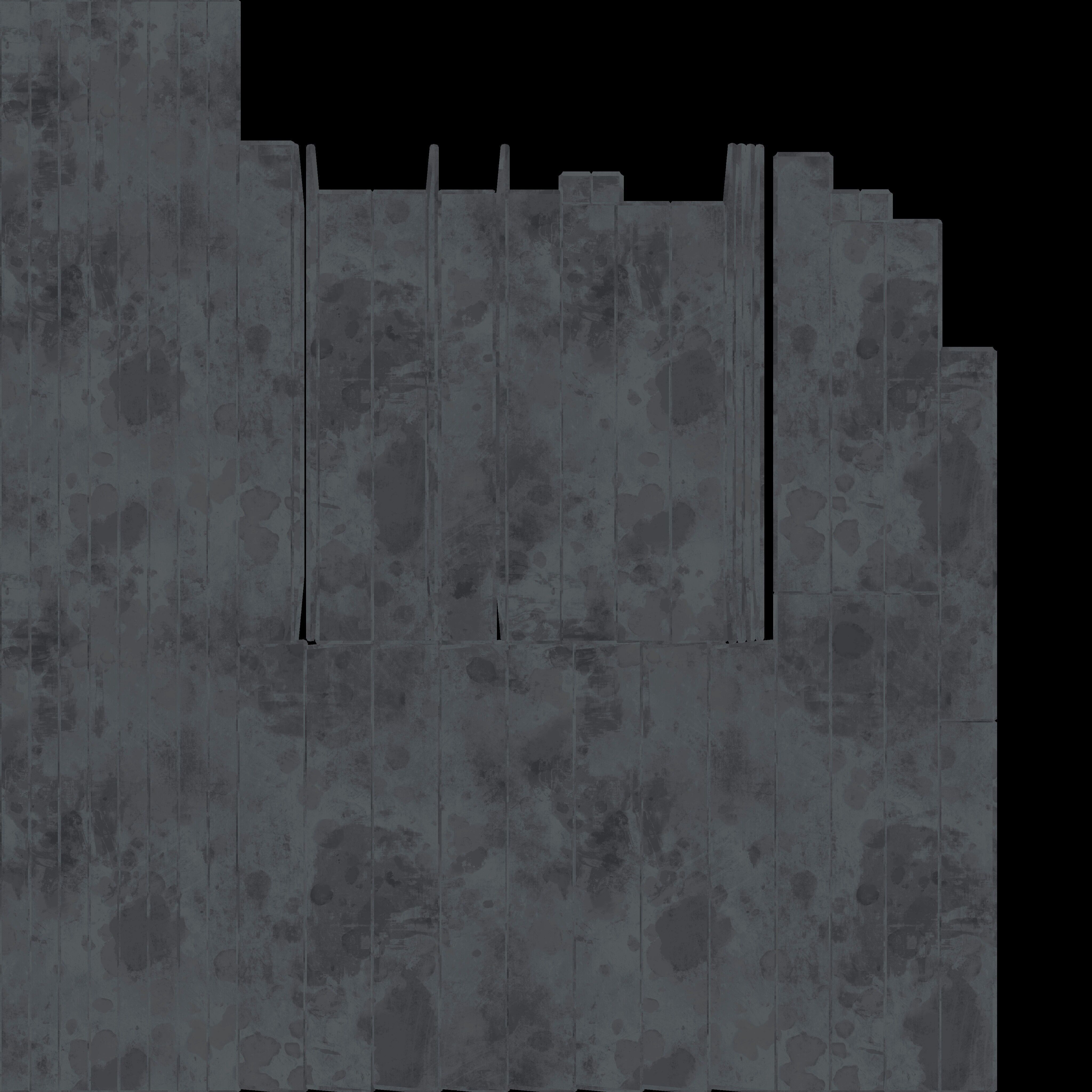 Sumple Bench Low-poly 3D model_7