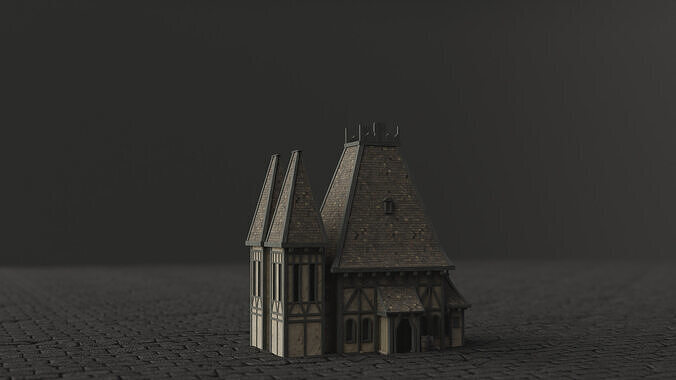 Dark Fantasy House - SMH 3D model