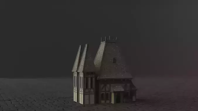 Dark Fantasy House - SMH 3D model