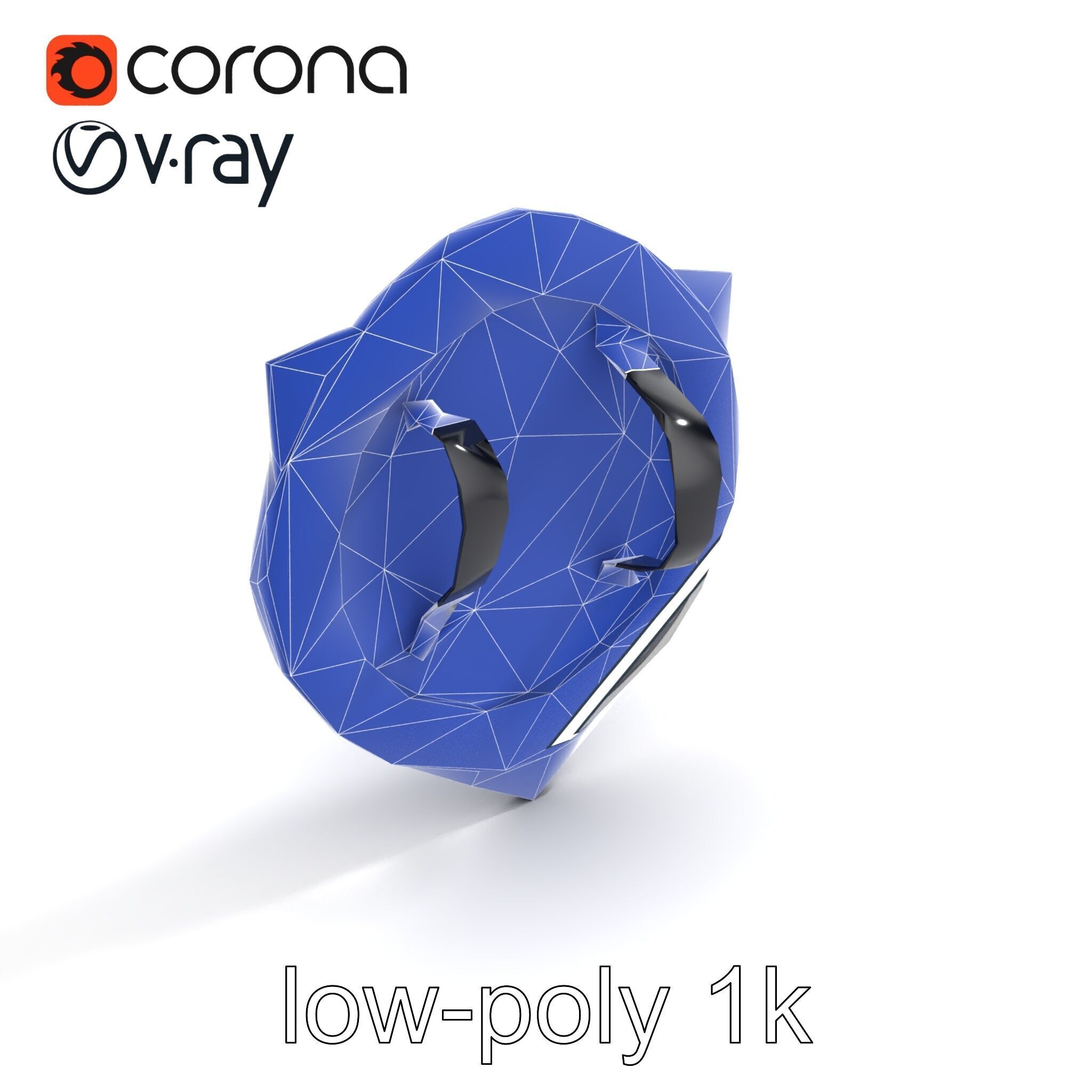 Medieval Glowing Glyph Shield model pack Low-poly 3D model_11