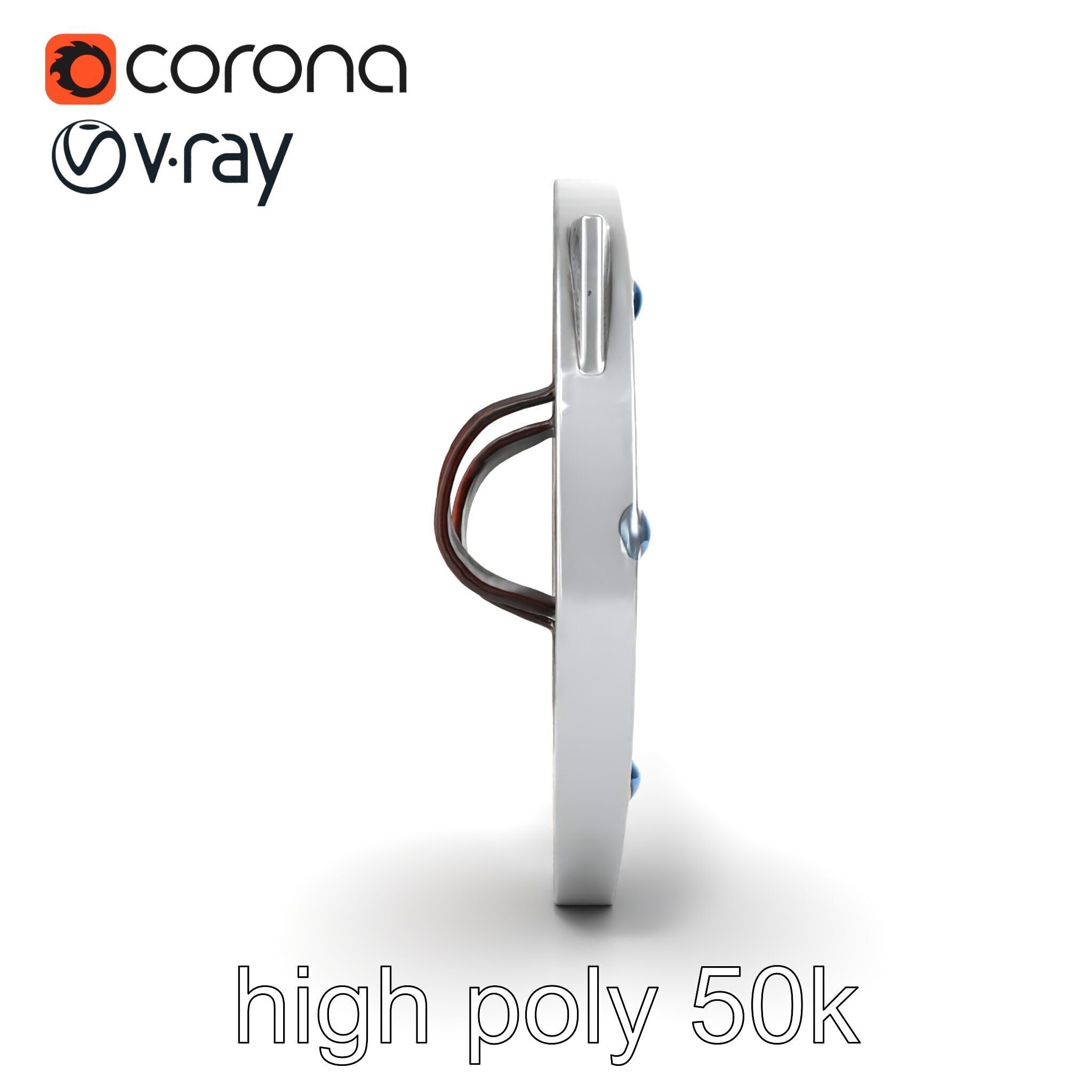 Medieval Glowing Glyph Shield model pack Low-poly 3D model_21