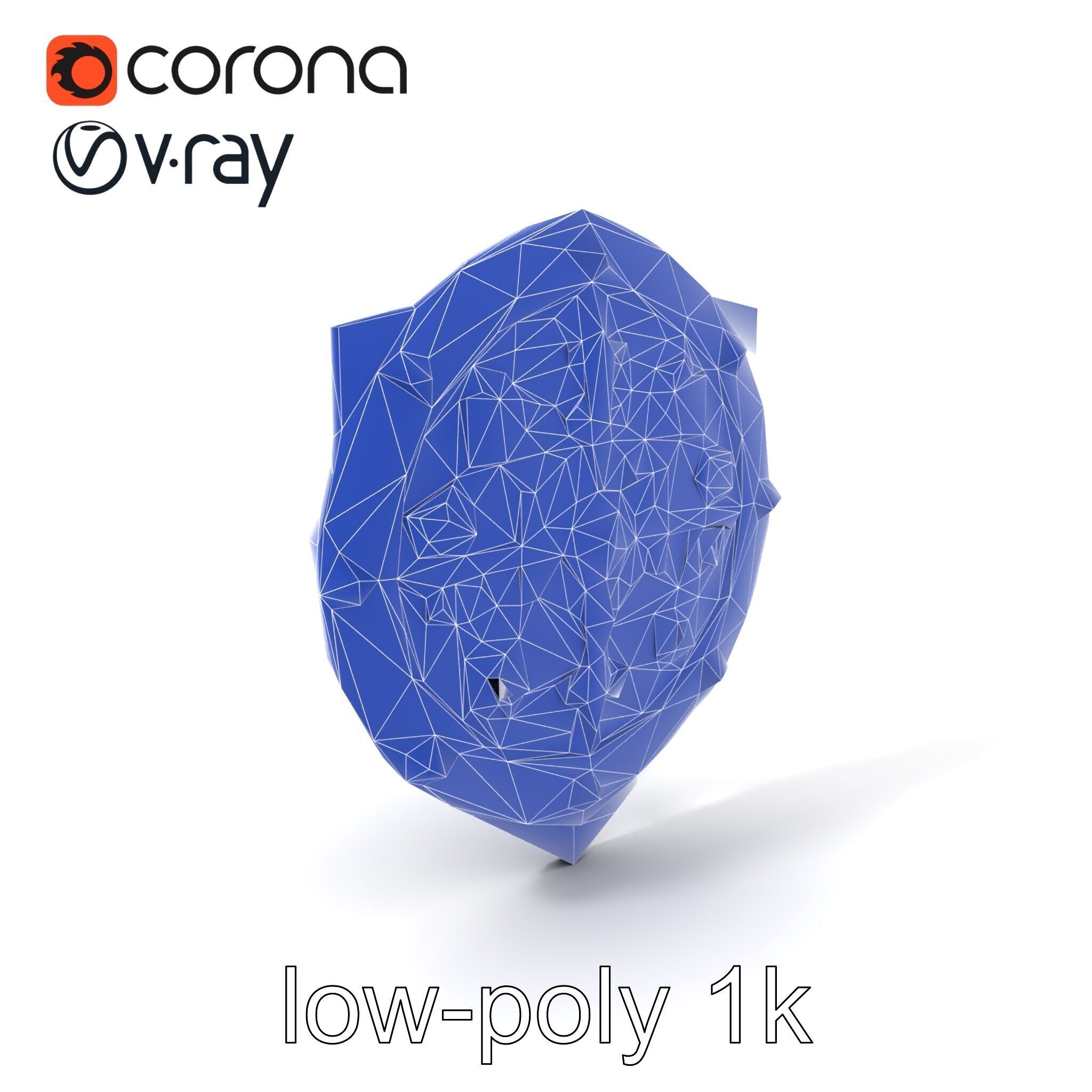 Medieval Glowing Glyph Shield model pack Low-poly 3D model_7