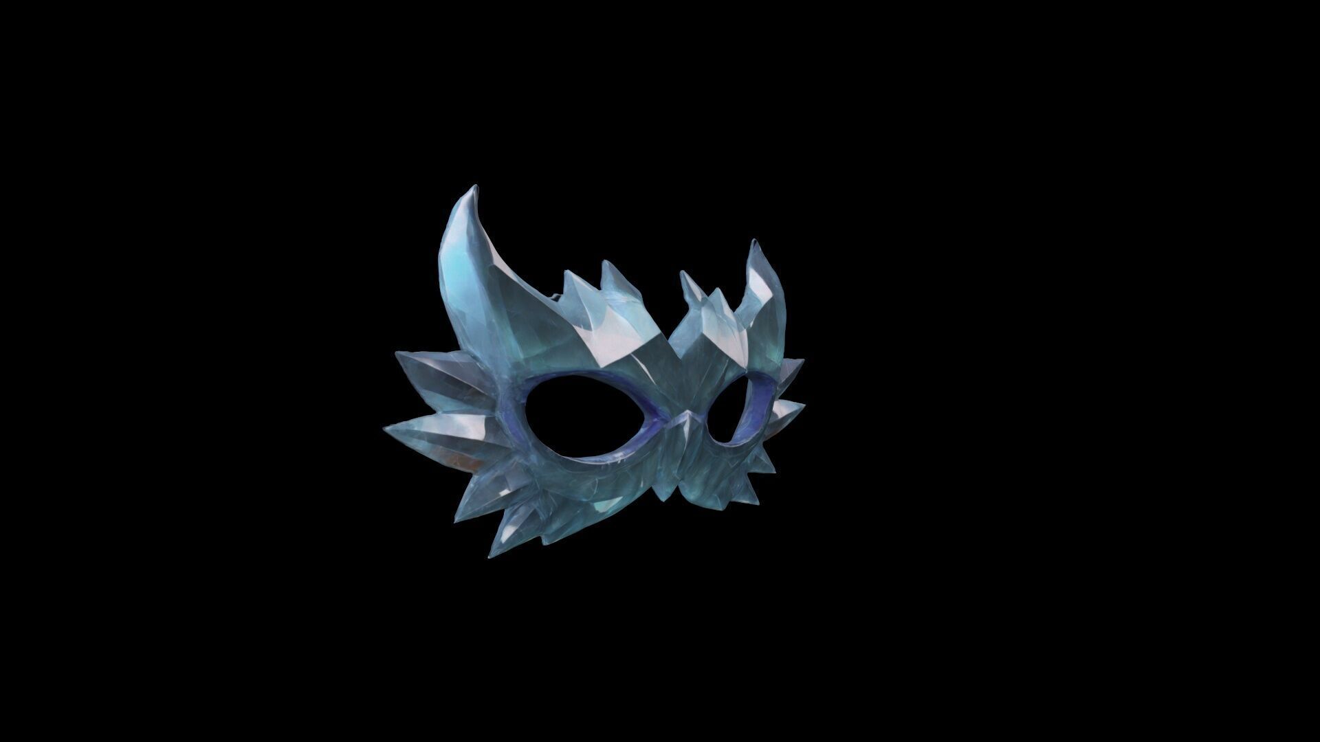 3d Render Crystal Shard Dual Mask 3D model_3