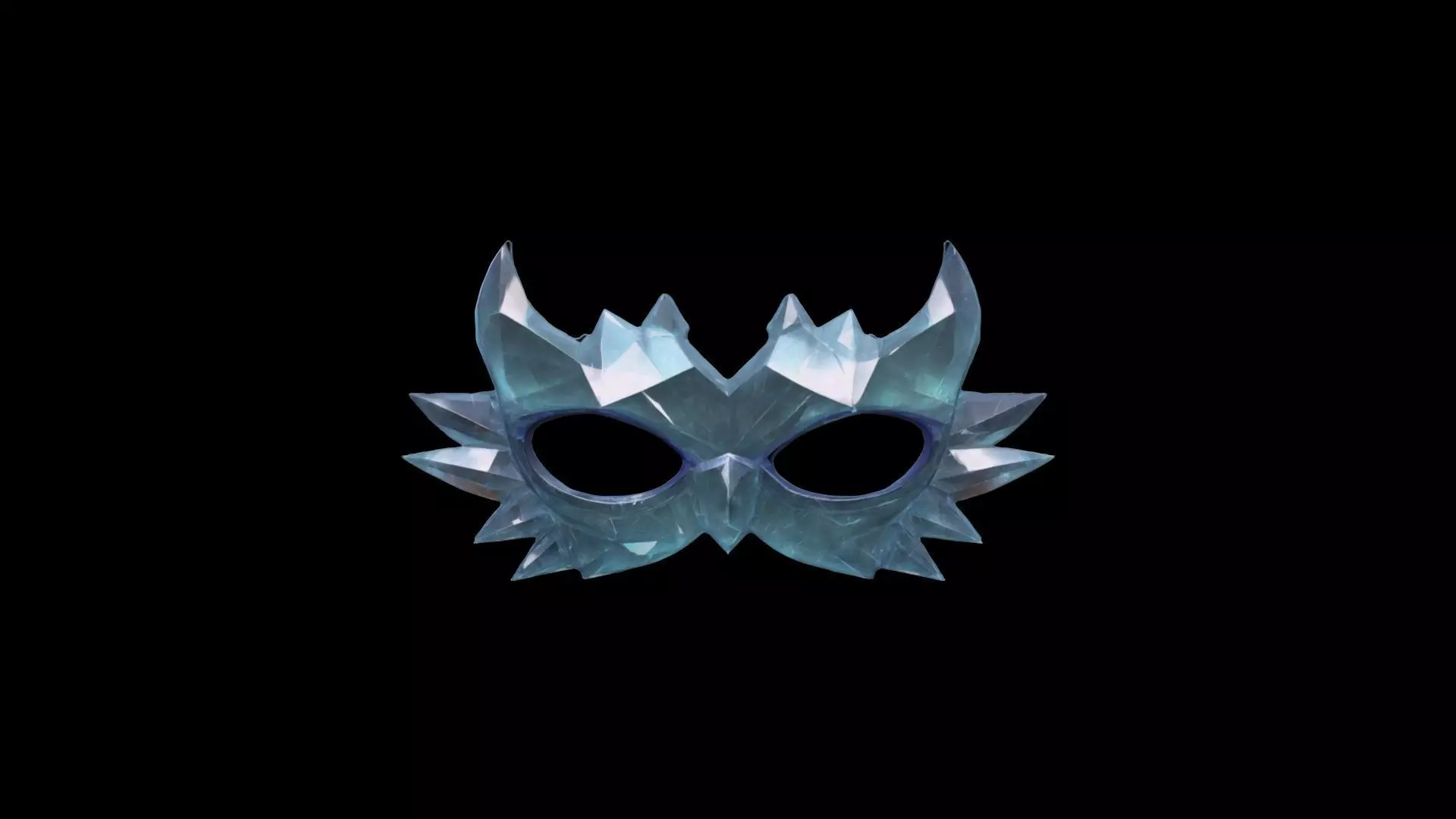 3d Render Crystal Shard Dual Mask 3D model_0