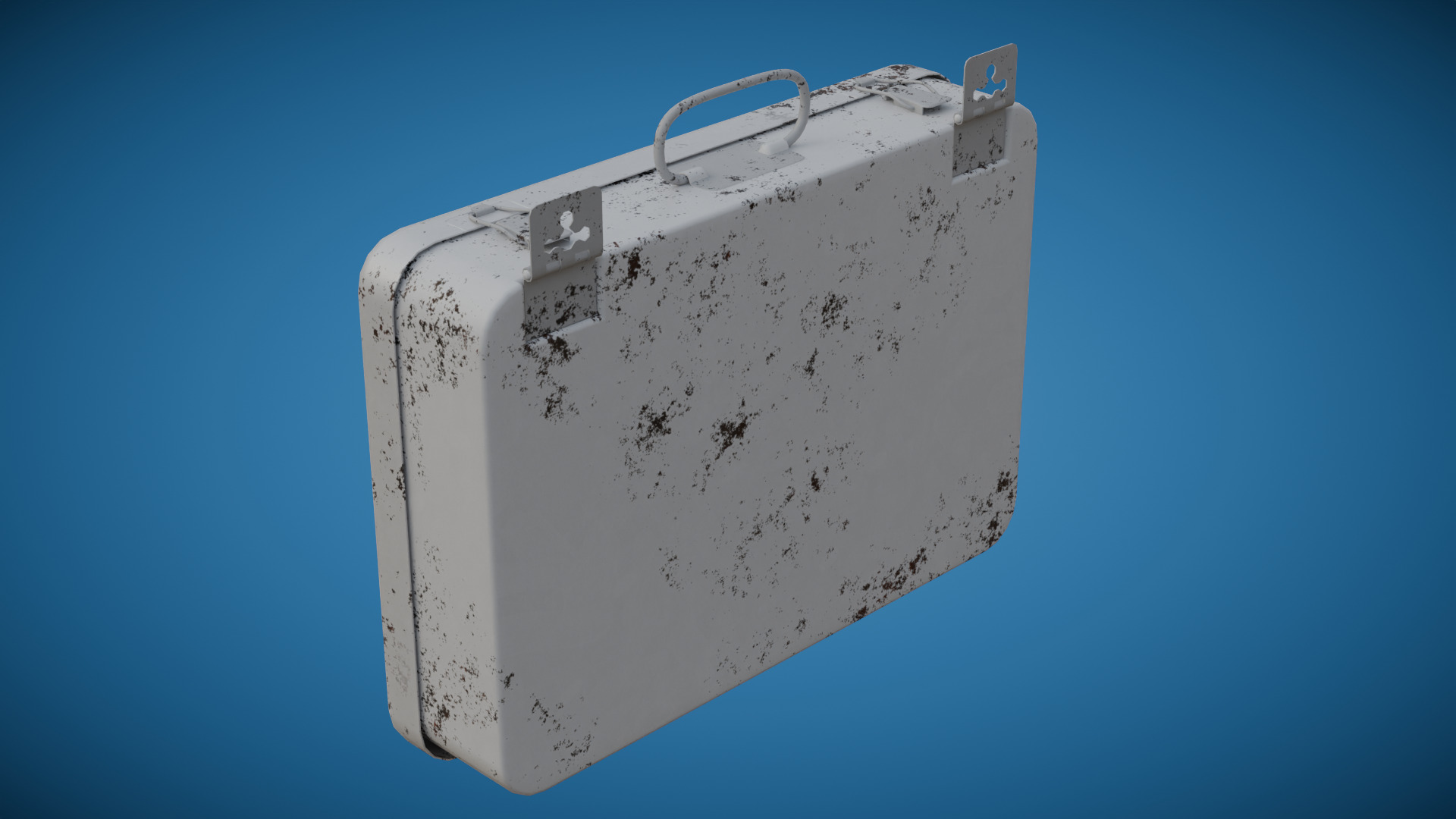 First Aid Box Low-poly 3D model_7