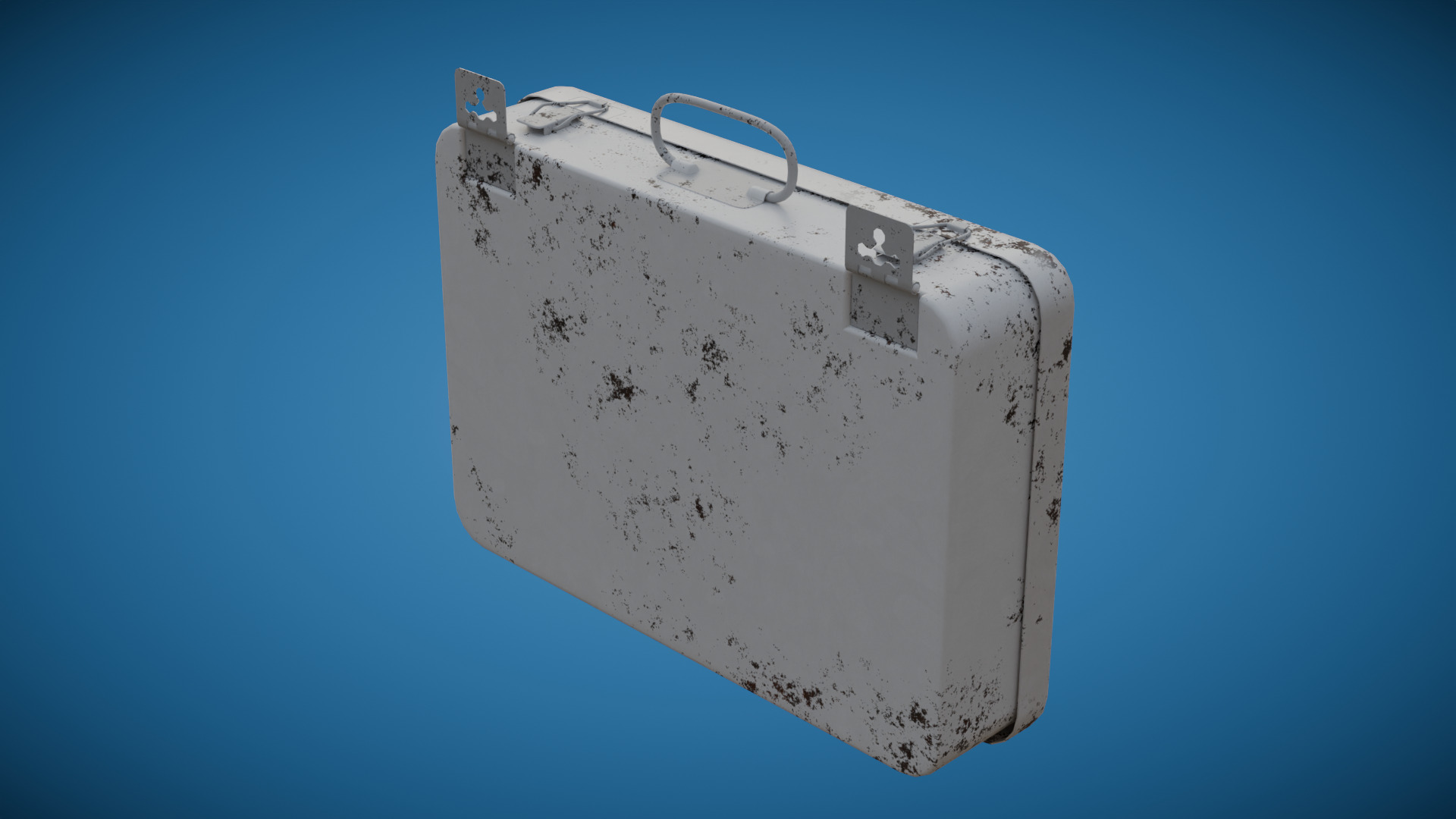 First Aid Box Low-poly 3D model_5