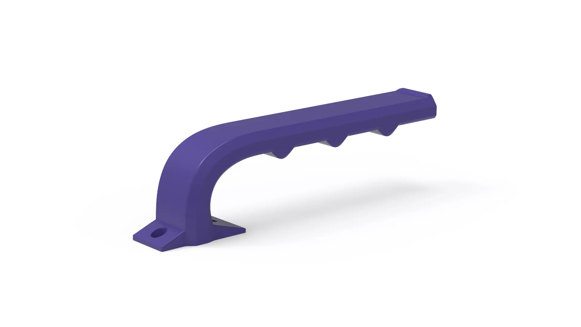 Ergonomic GripMaster Handle Low-poly 3D model_0