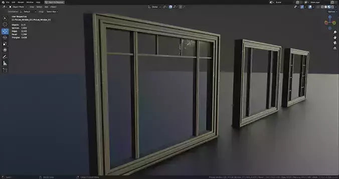 3 Picture Window PBR ready to use