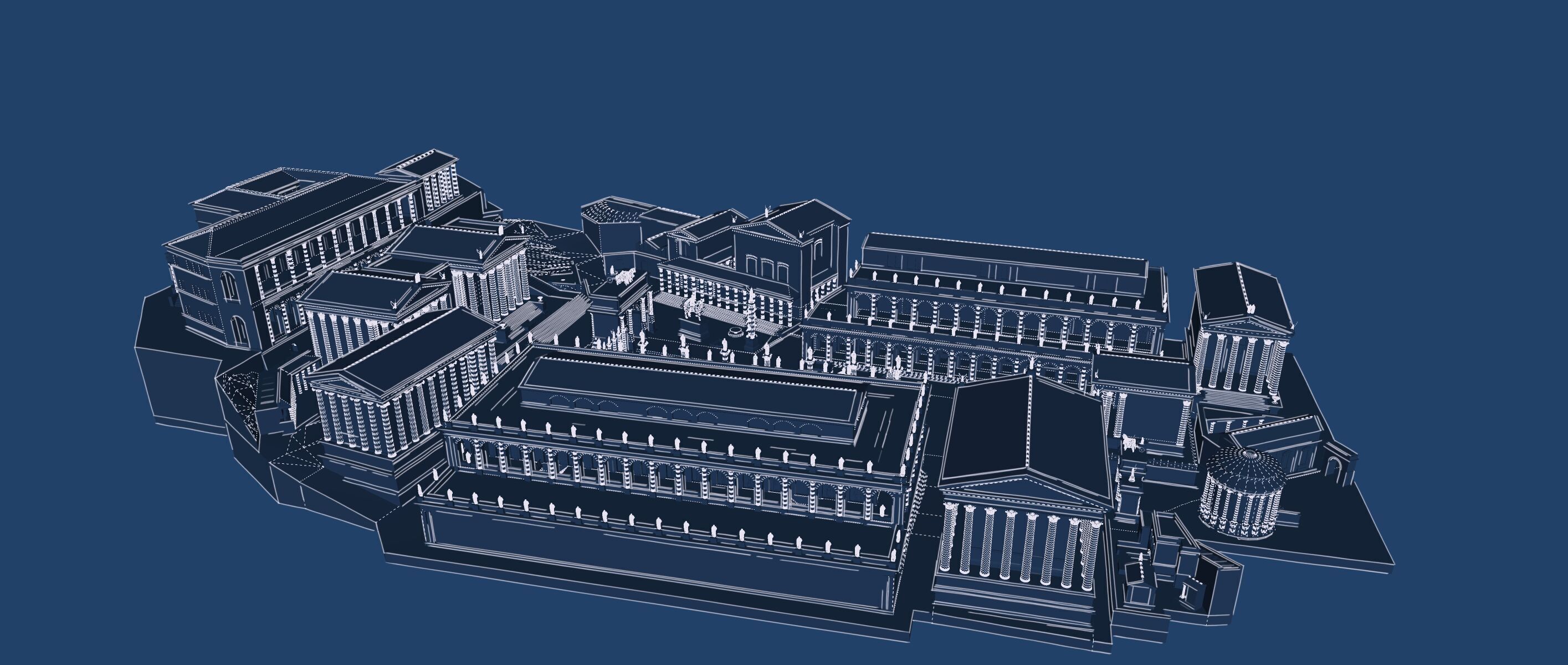 Roman forum 3D model_39