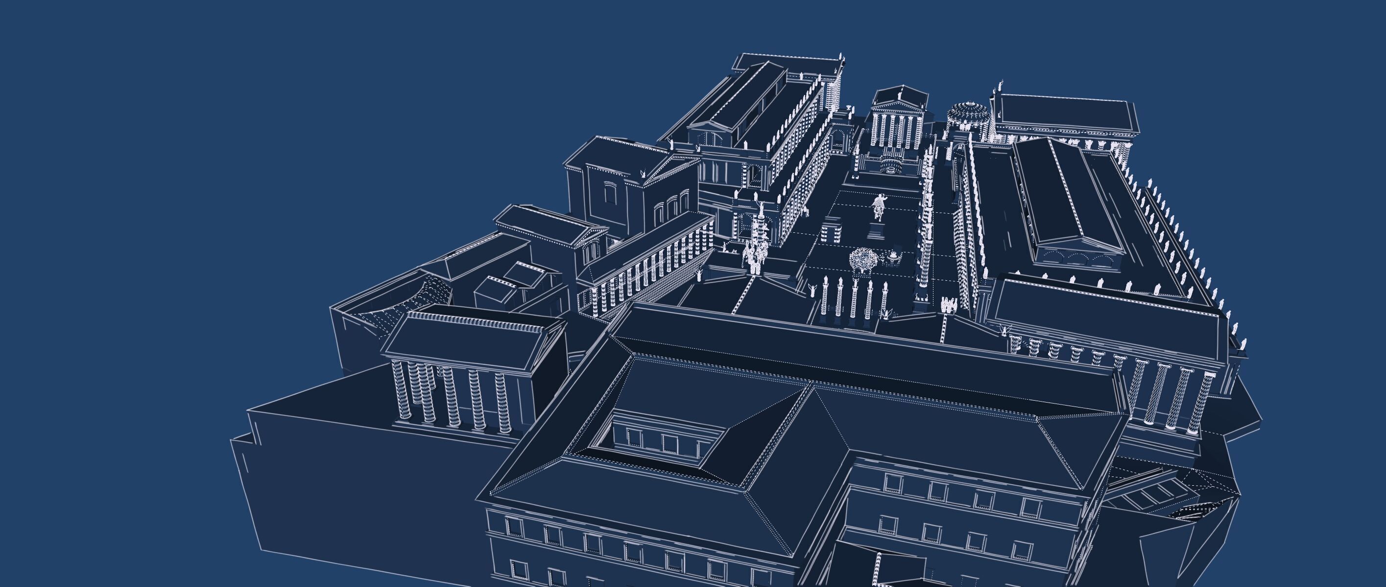 Roman forum 3D model_41