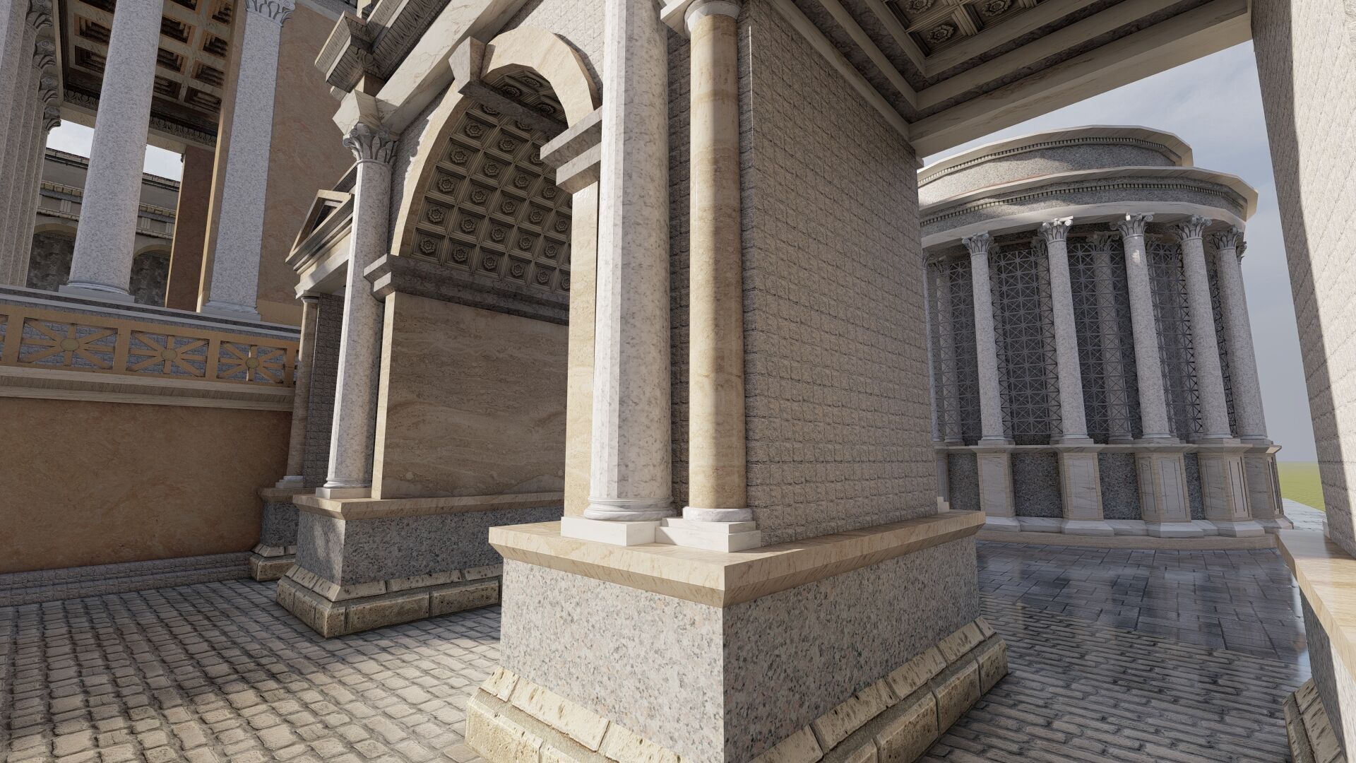 Roman forum 3D model_21
