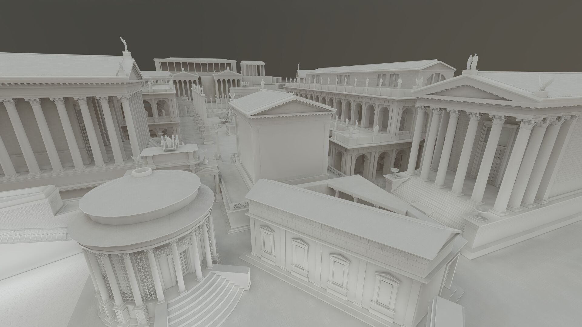 Roman forum 3D model_34