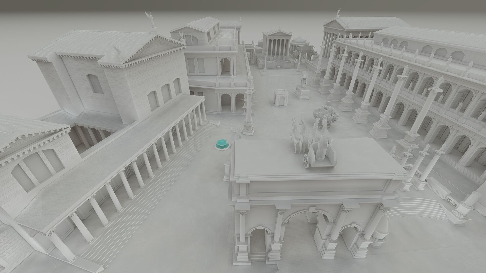 Roman forum 3D model_33