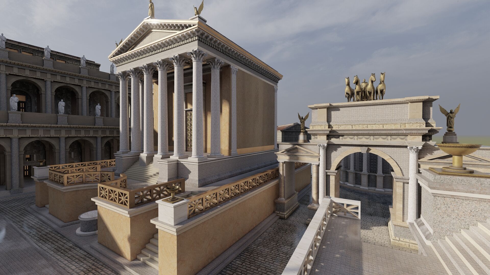Roman forum 3D model_19