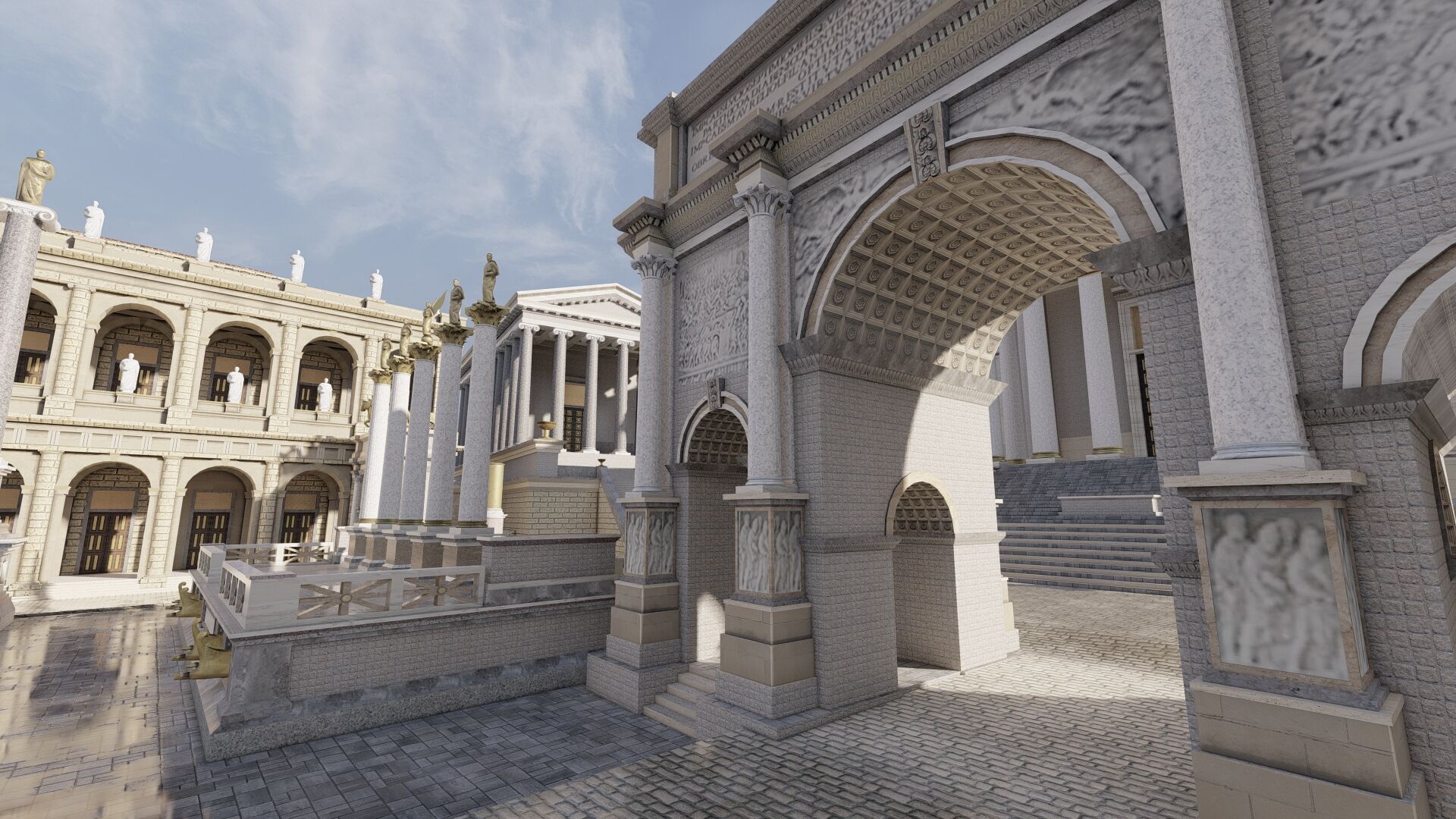 Roman forum 3D model_12