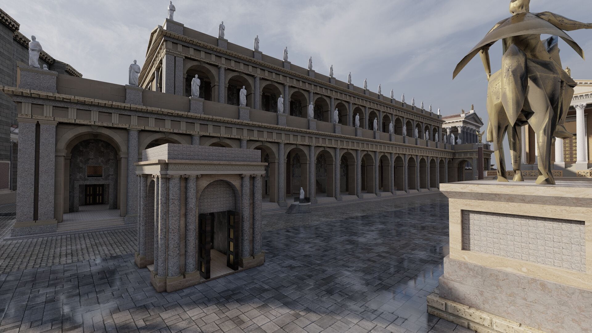 Roman forum 3D model_15