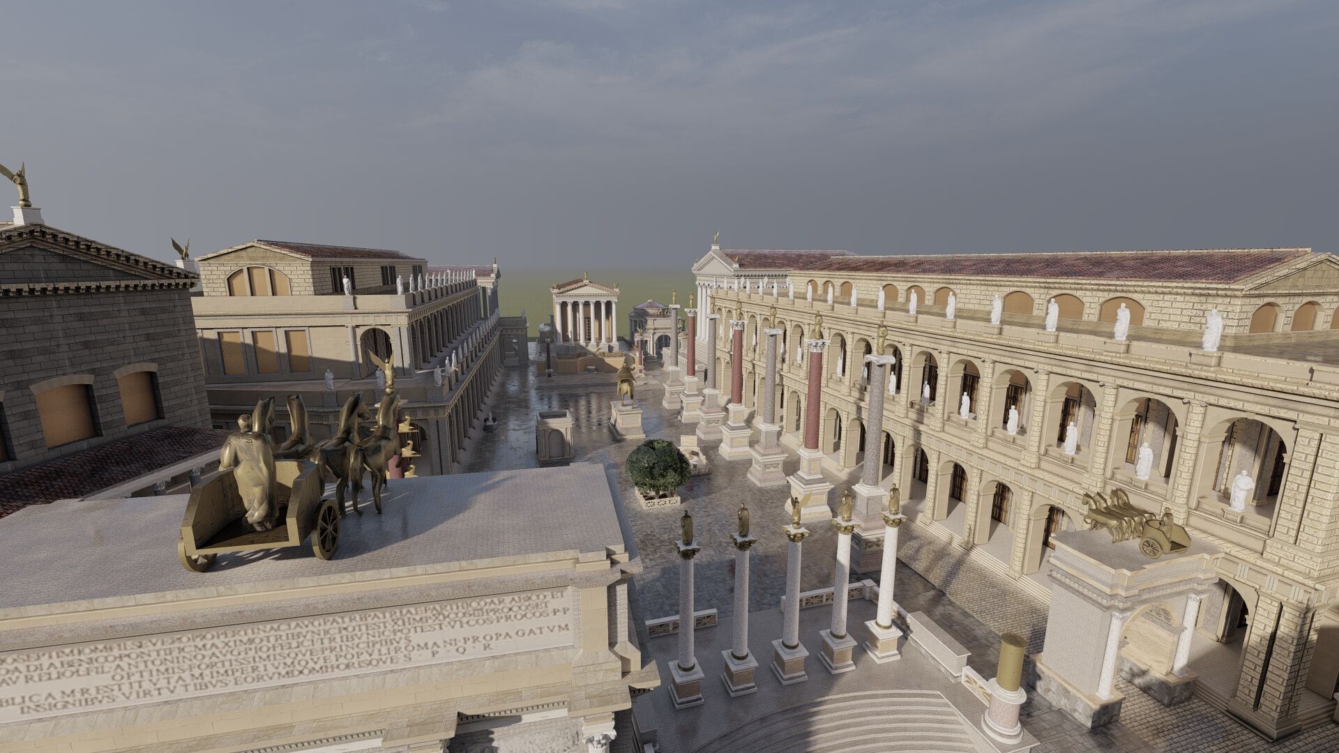 Roman forum 3D model_28