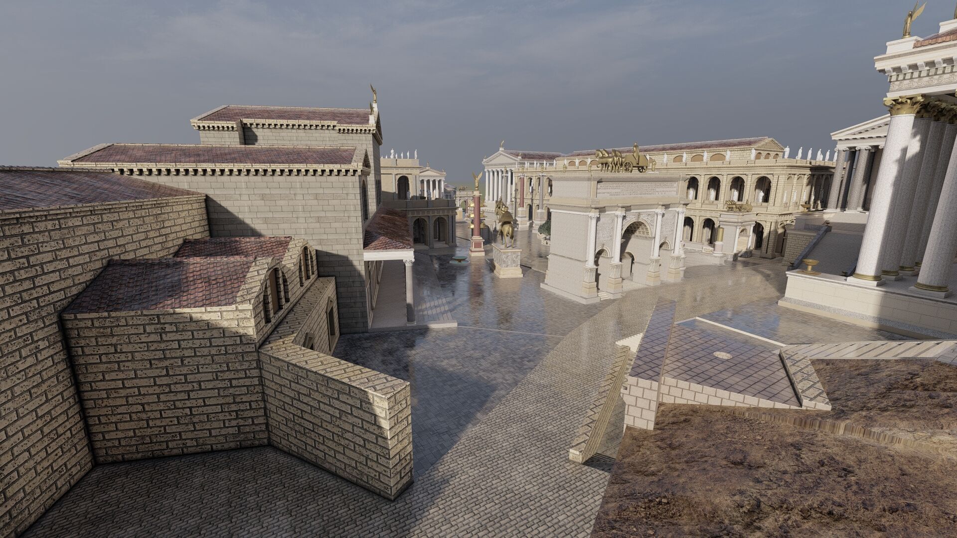 Roman forum 3D model_11