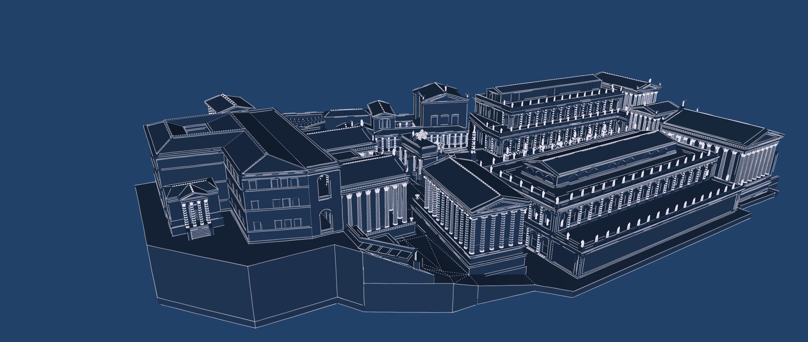 Roman forum 3D model_40