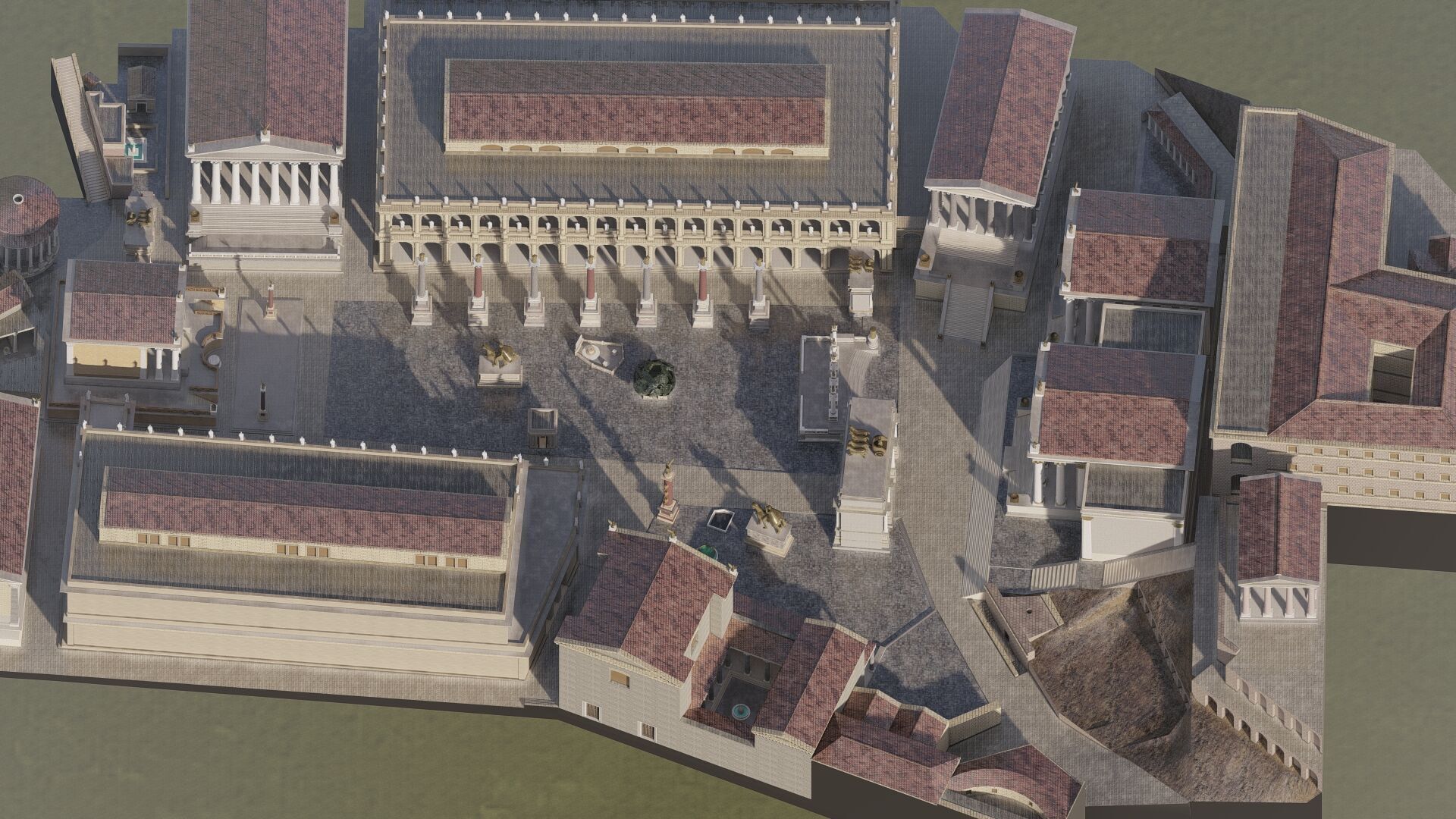 Roman forum 3D model_4