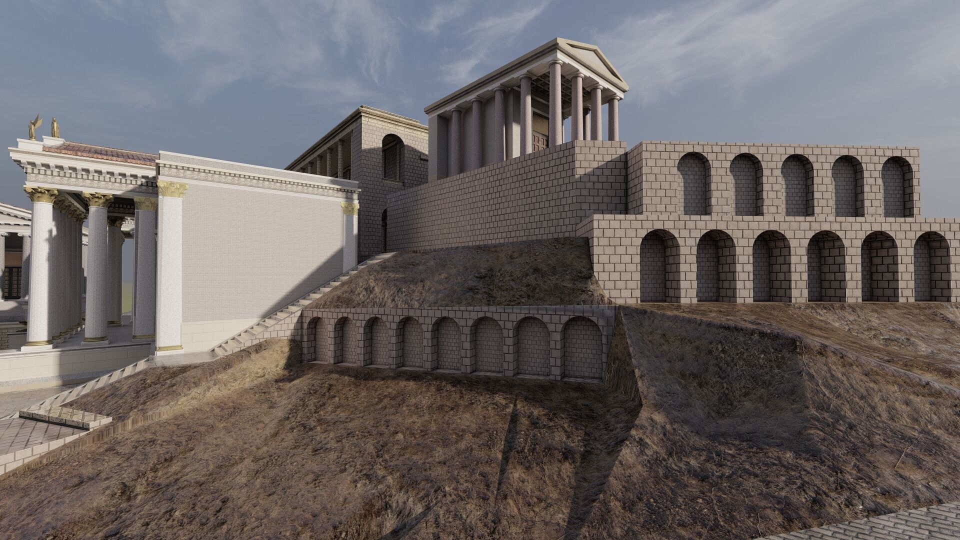 Roman forum 3D model_10