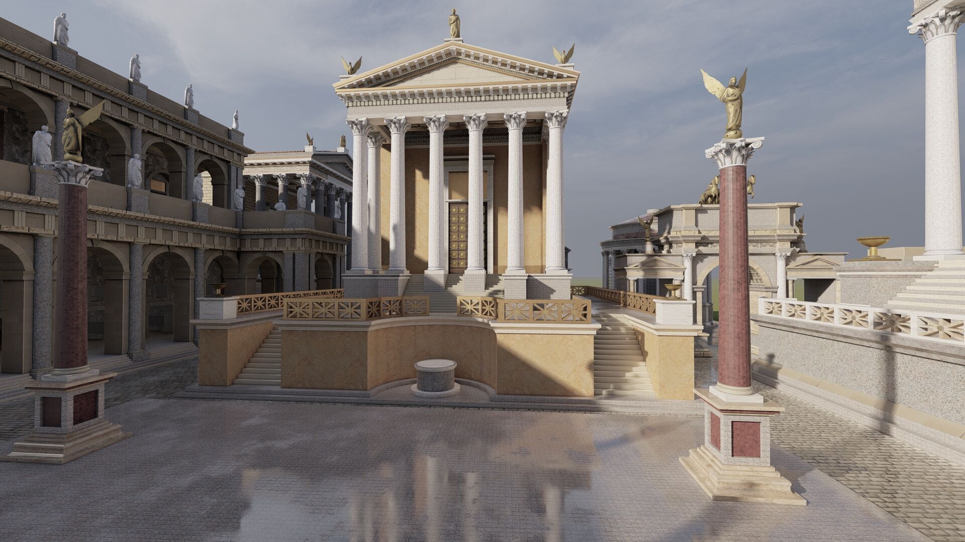 Roman forum 3D model_17