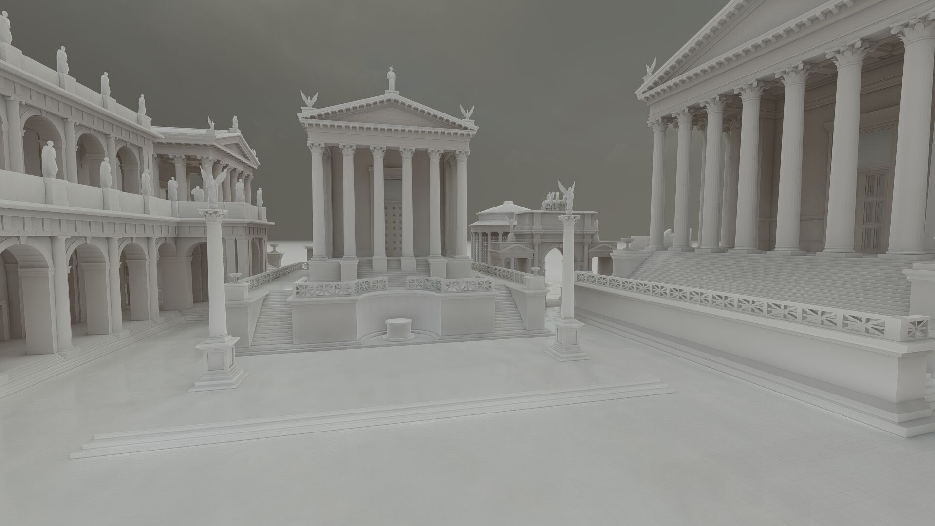 Roman forum 3D model_38