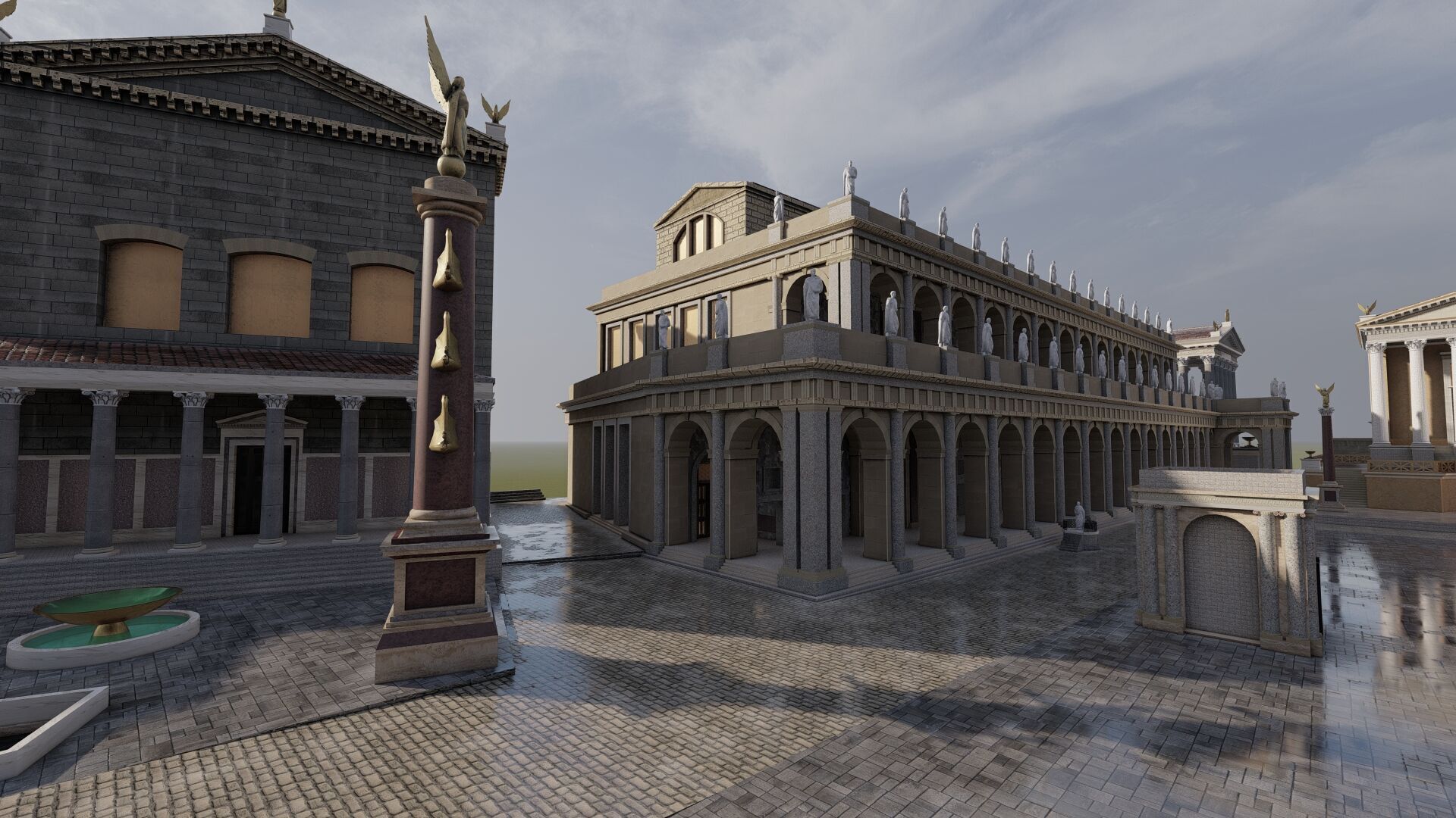 Roman forum 3D model_14