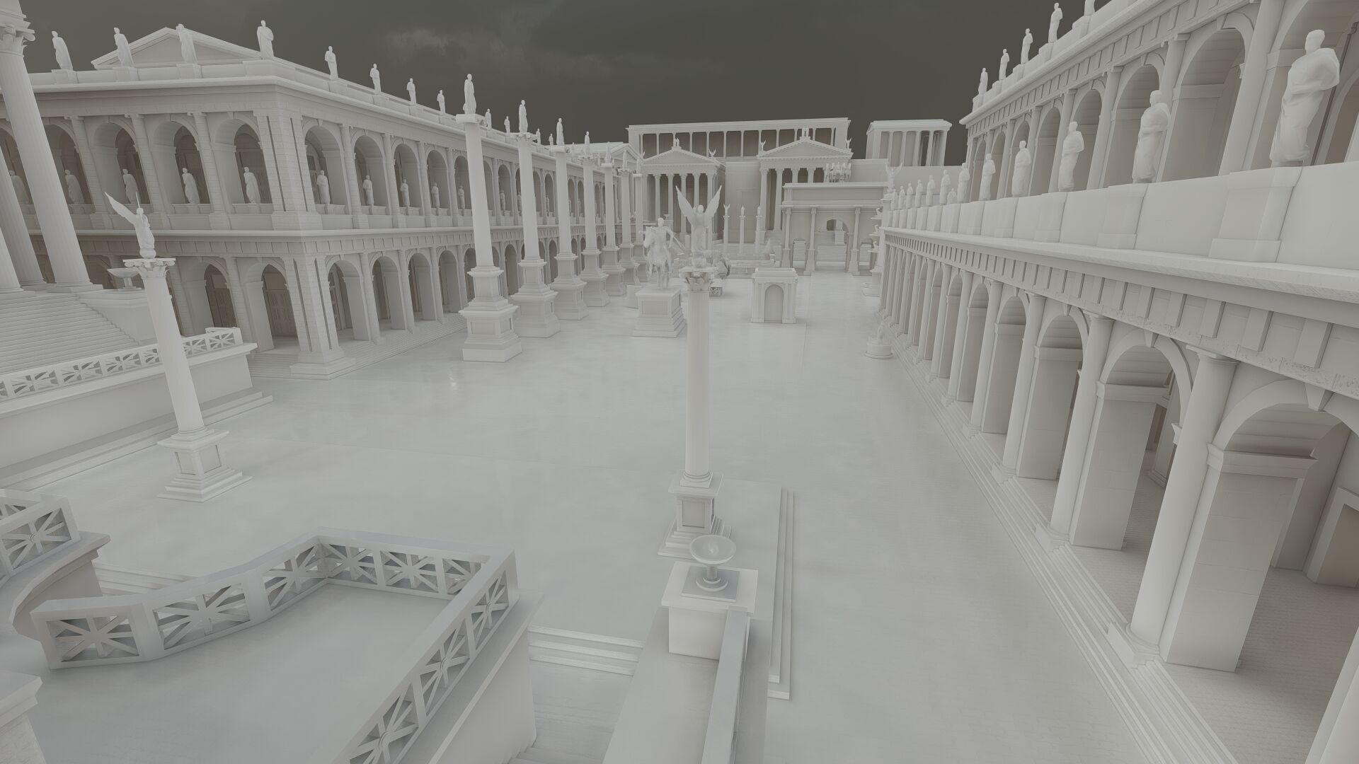 Roman forum 3D model_36