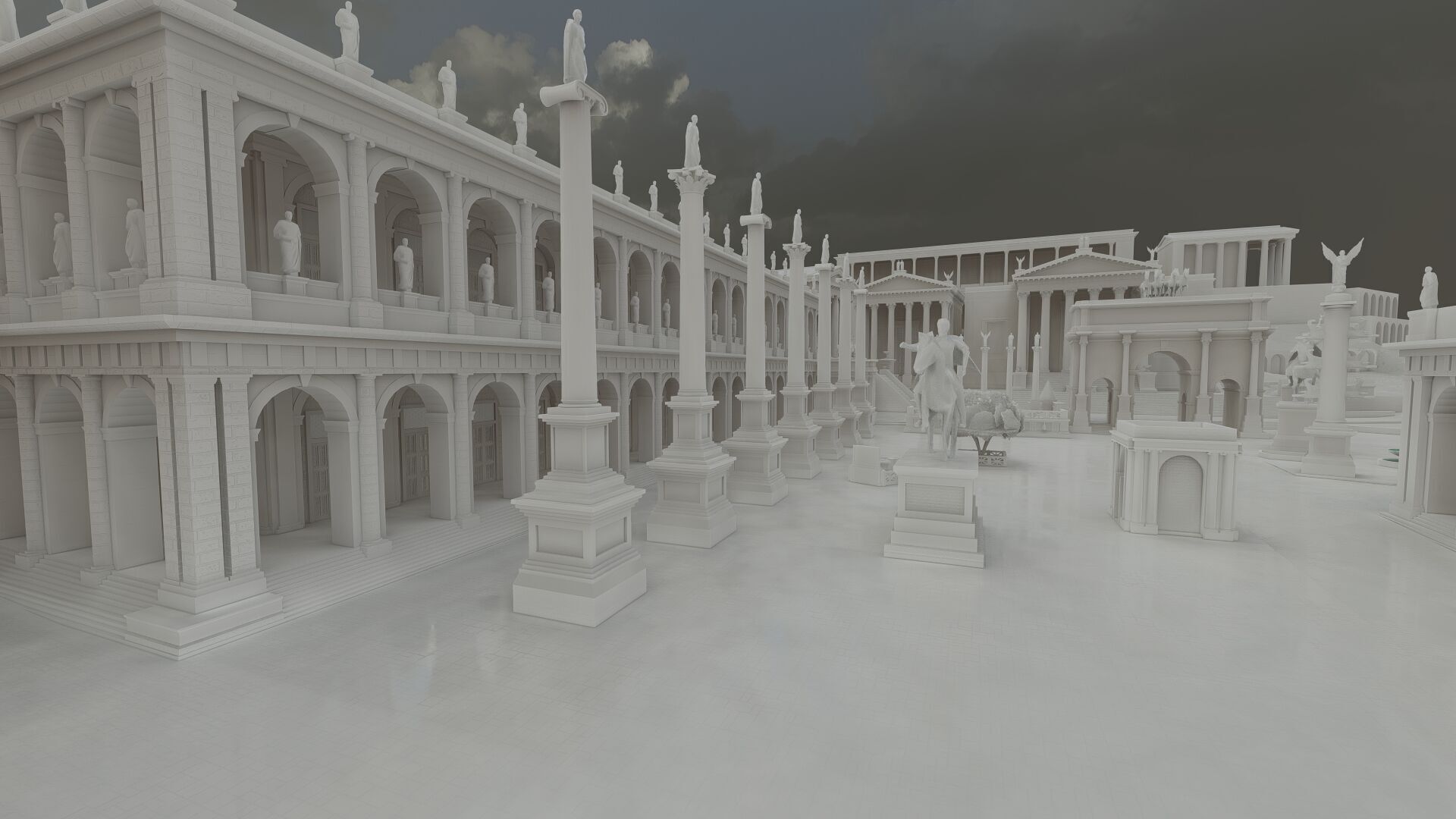 Roman forum 3D model_37