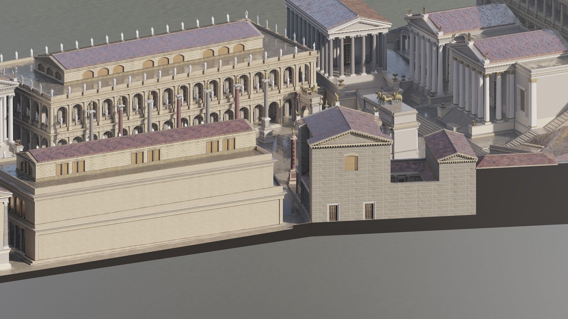 Roman forum 3D model_2