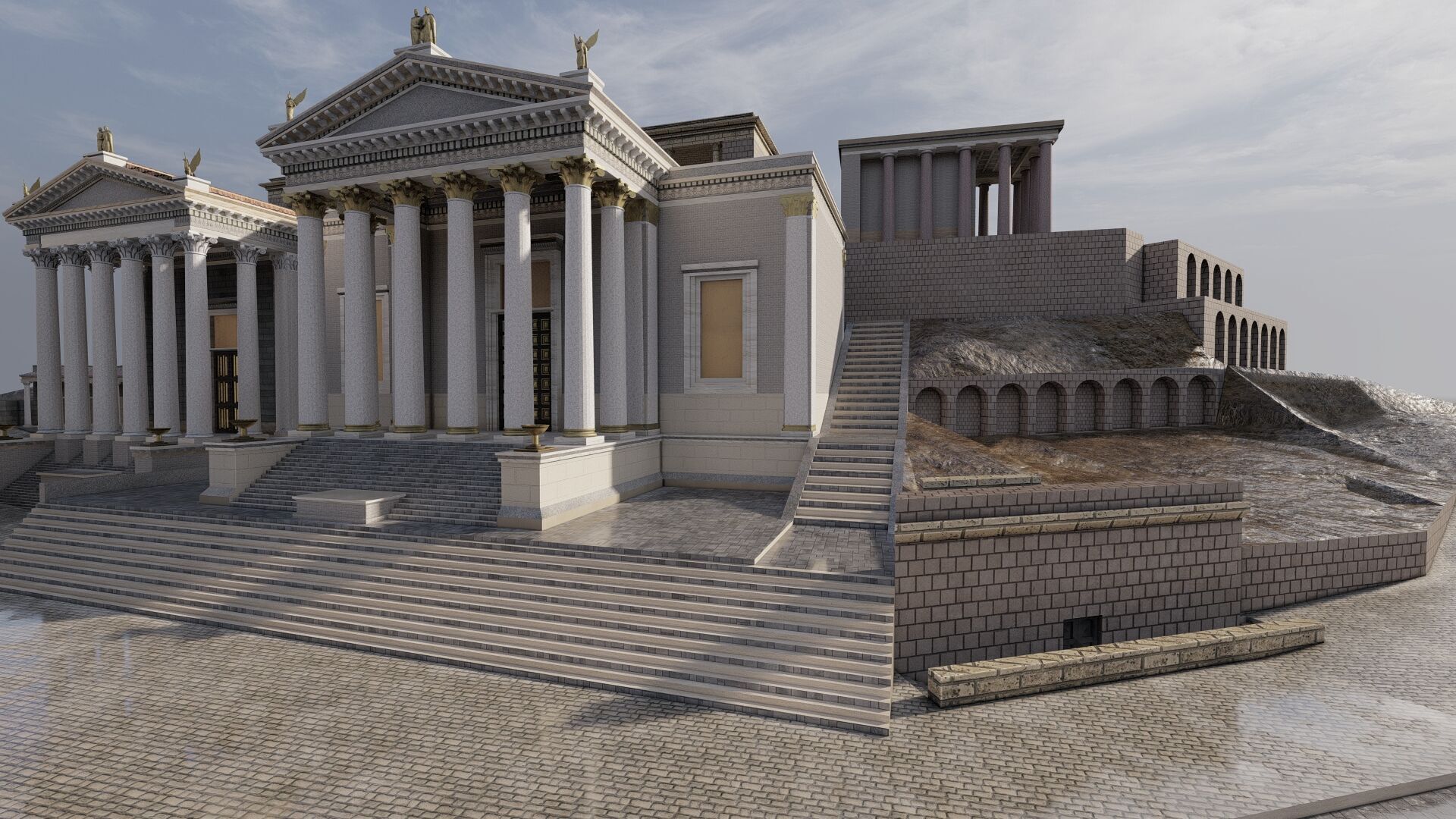 Roman forum 3D model_5