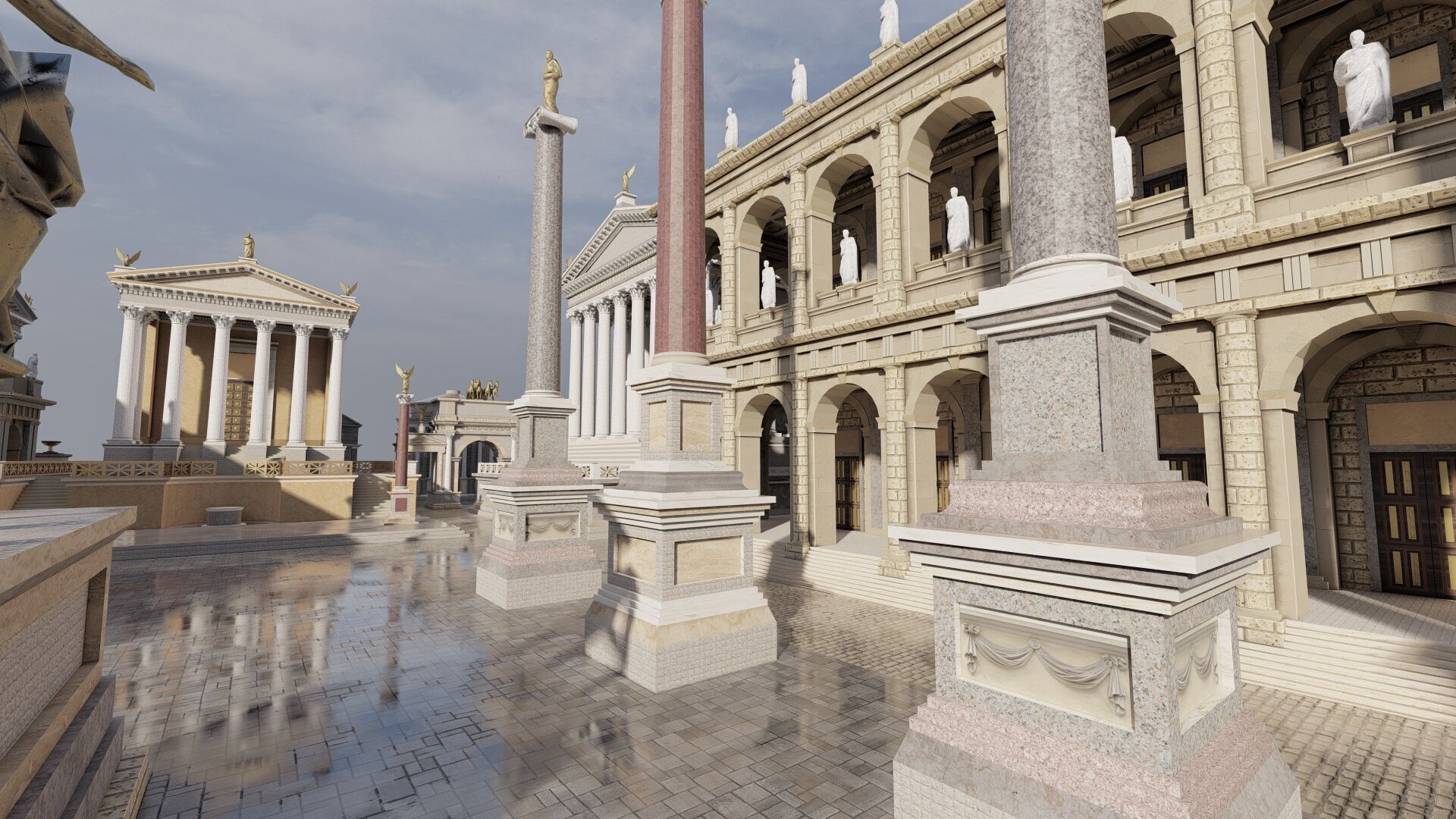 Roman forum 3D model_16