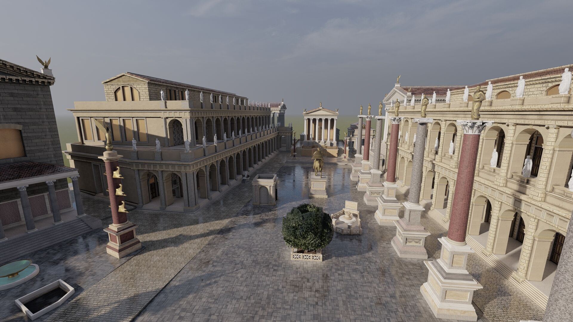Roman forum 3D model_29
