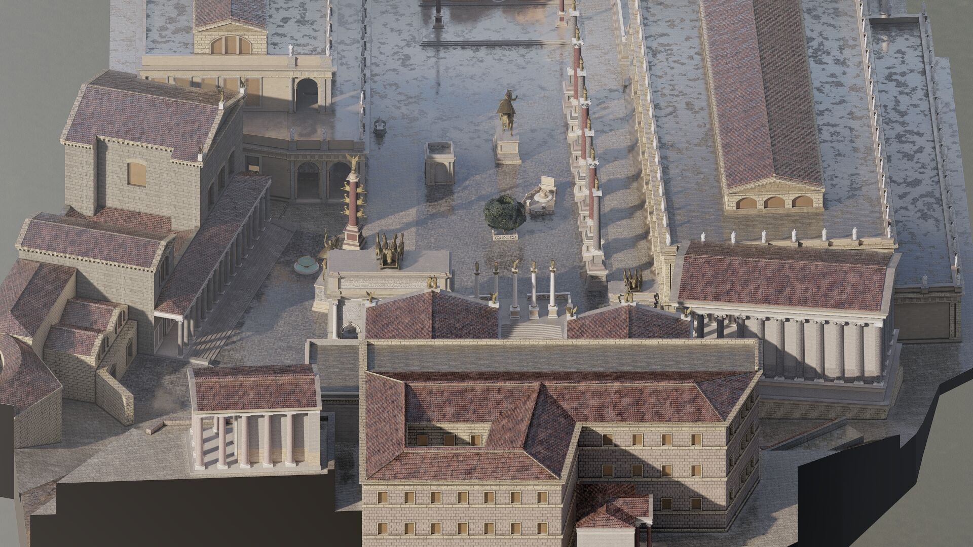 Roman forum 3D model_1