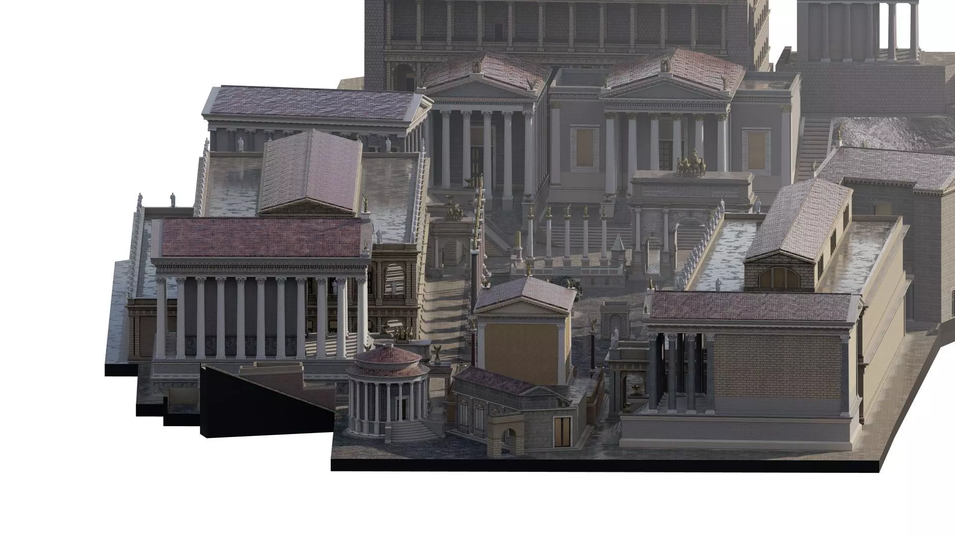Roman forum 3D model_0
