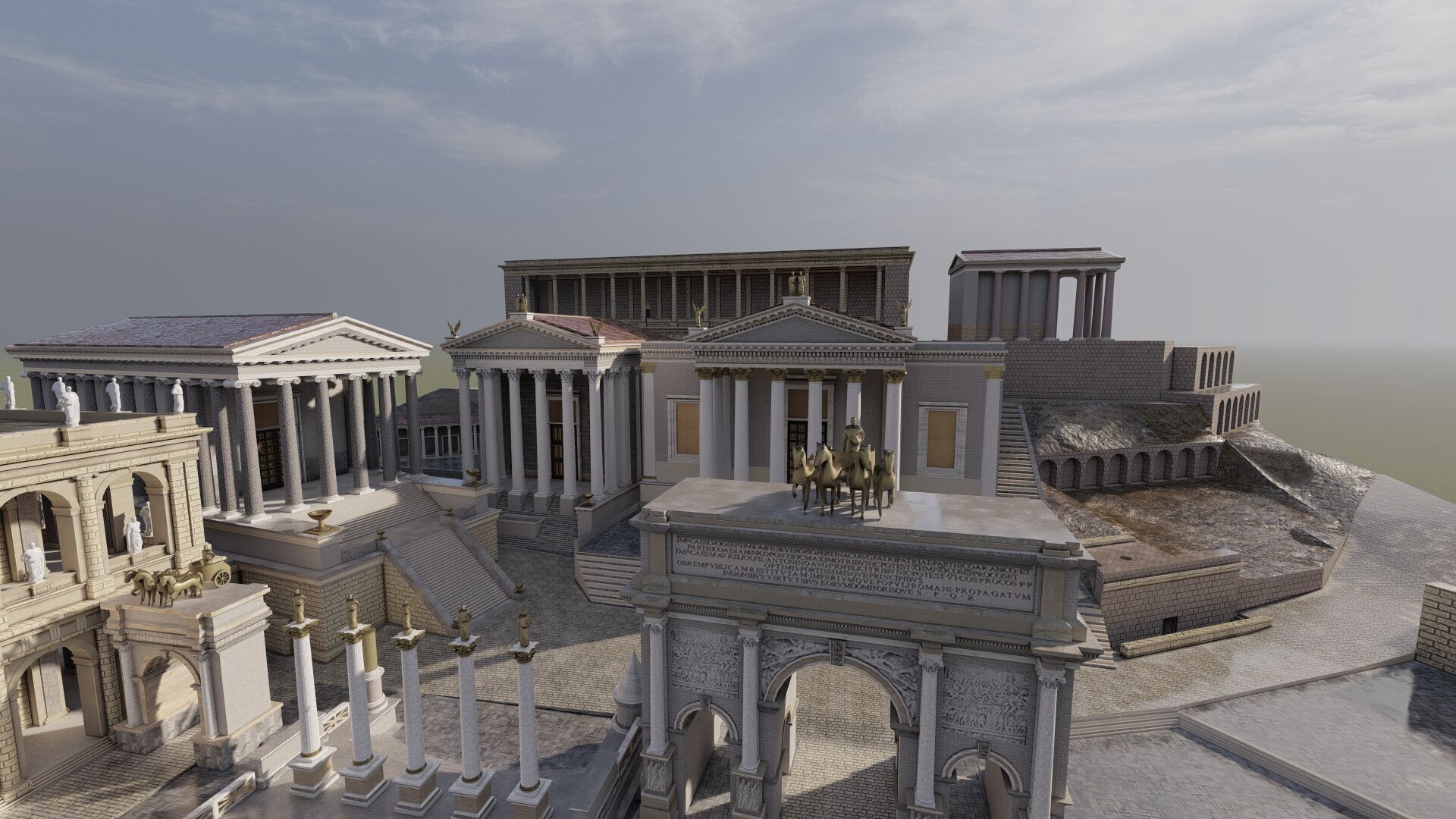 Roman forum 3D model_27