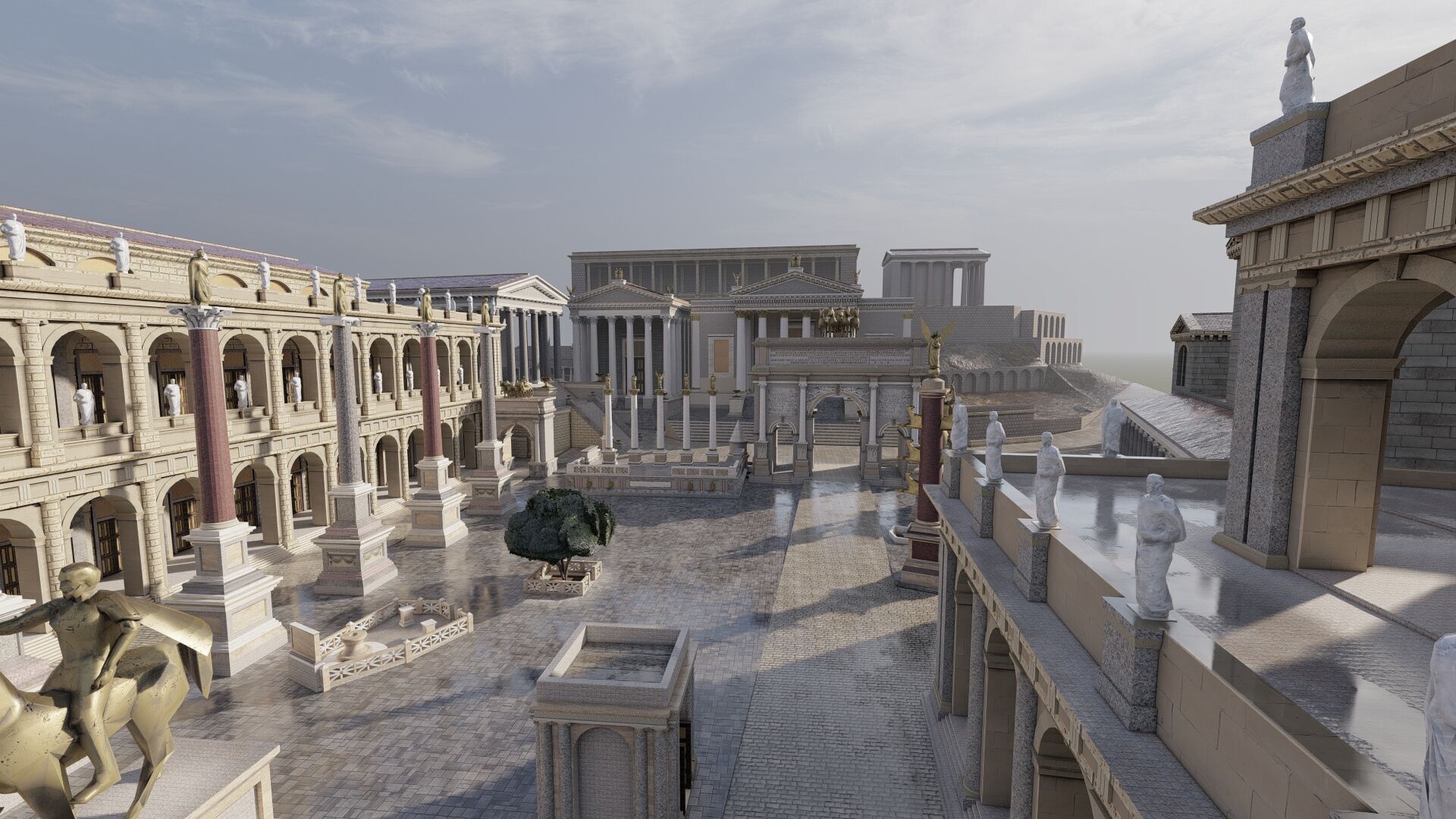 Roman forum 3D model_26