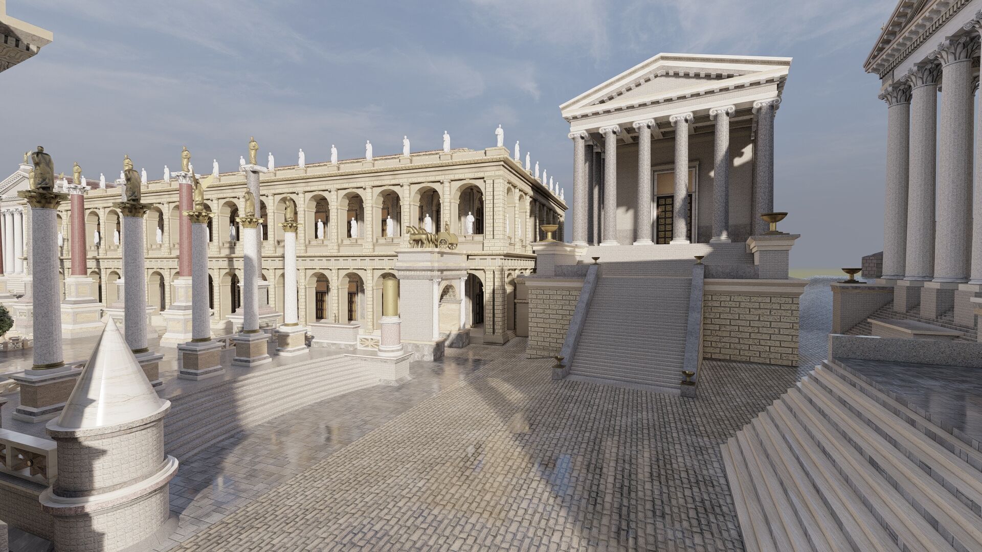 Roman forum 3D model_6