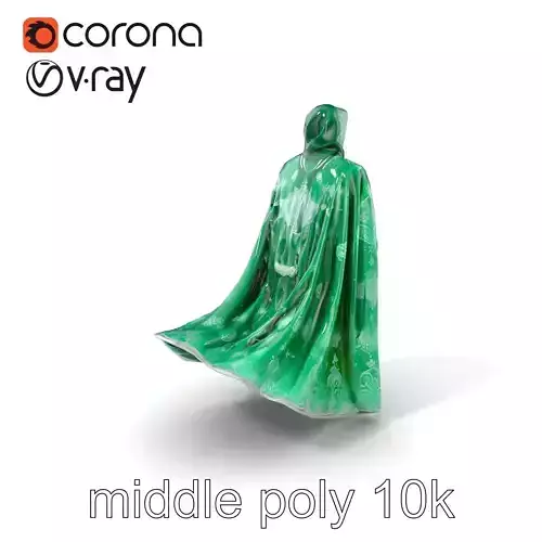 Emerald Celestial Cloak model pack