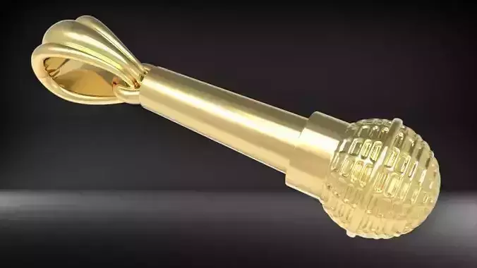 Microphone pendant  3D print model