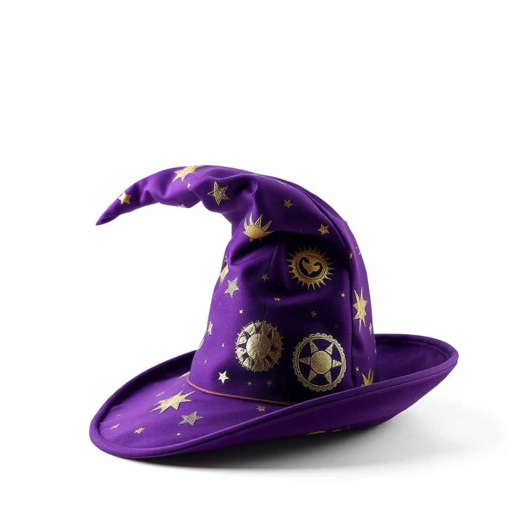 Mystical Magicians Hat model pack Low-poly 3D model_4