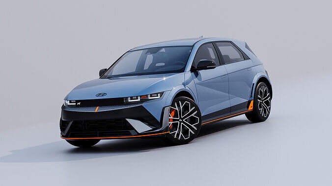 2025 Hyundai IONIQ 5N 3D Model 3D model