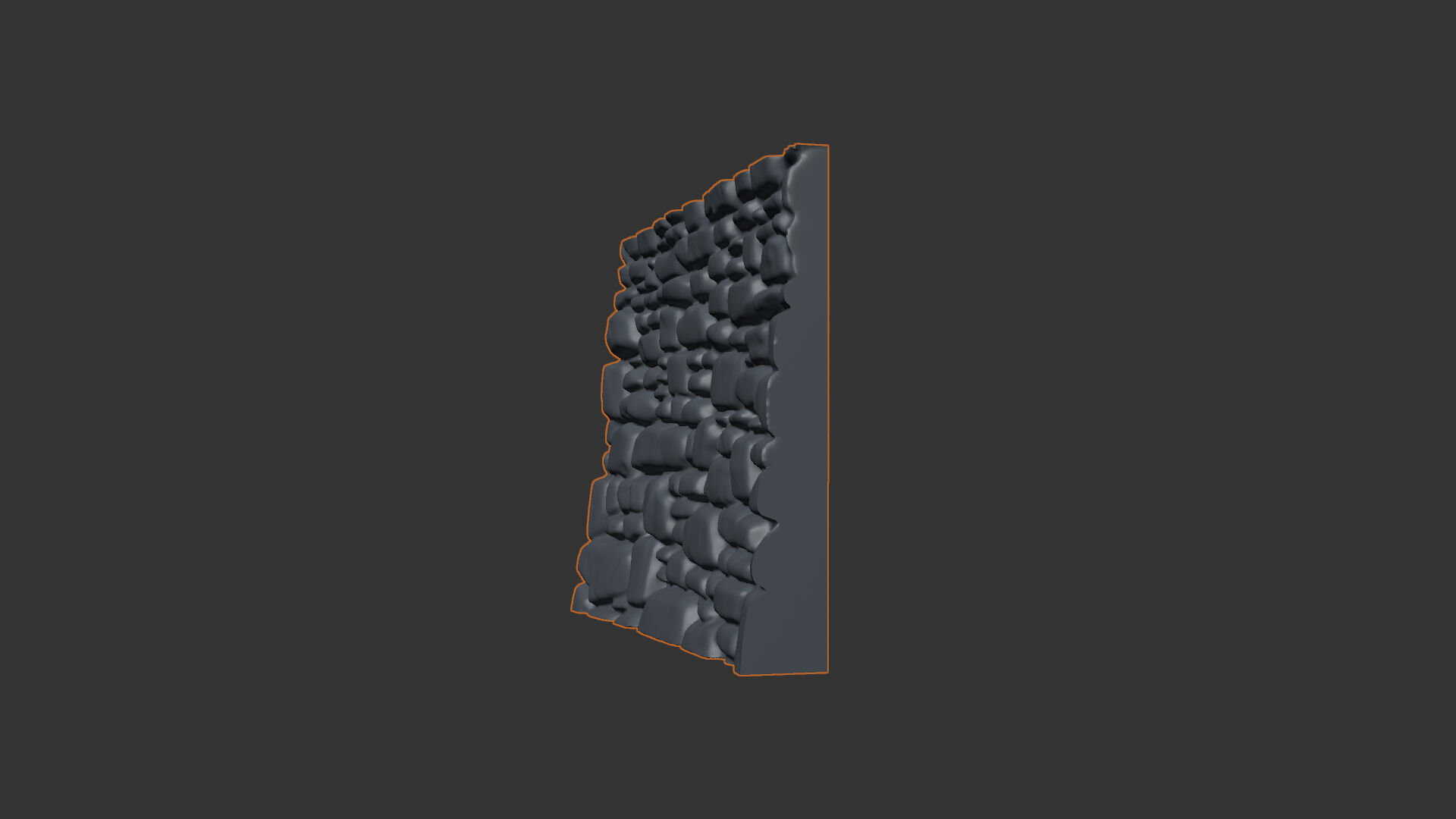 Stone wall 24 3D model_2