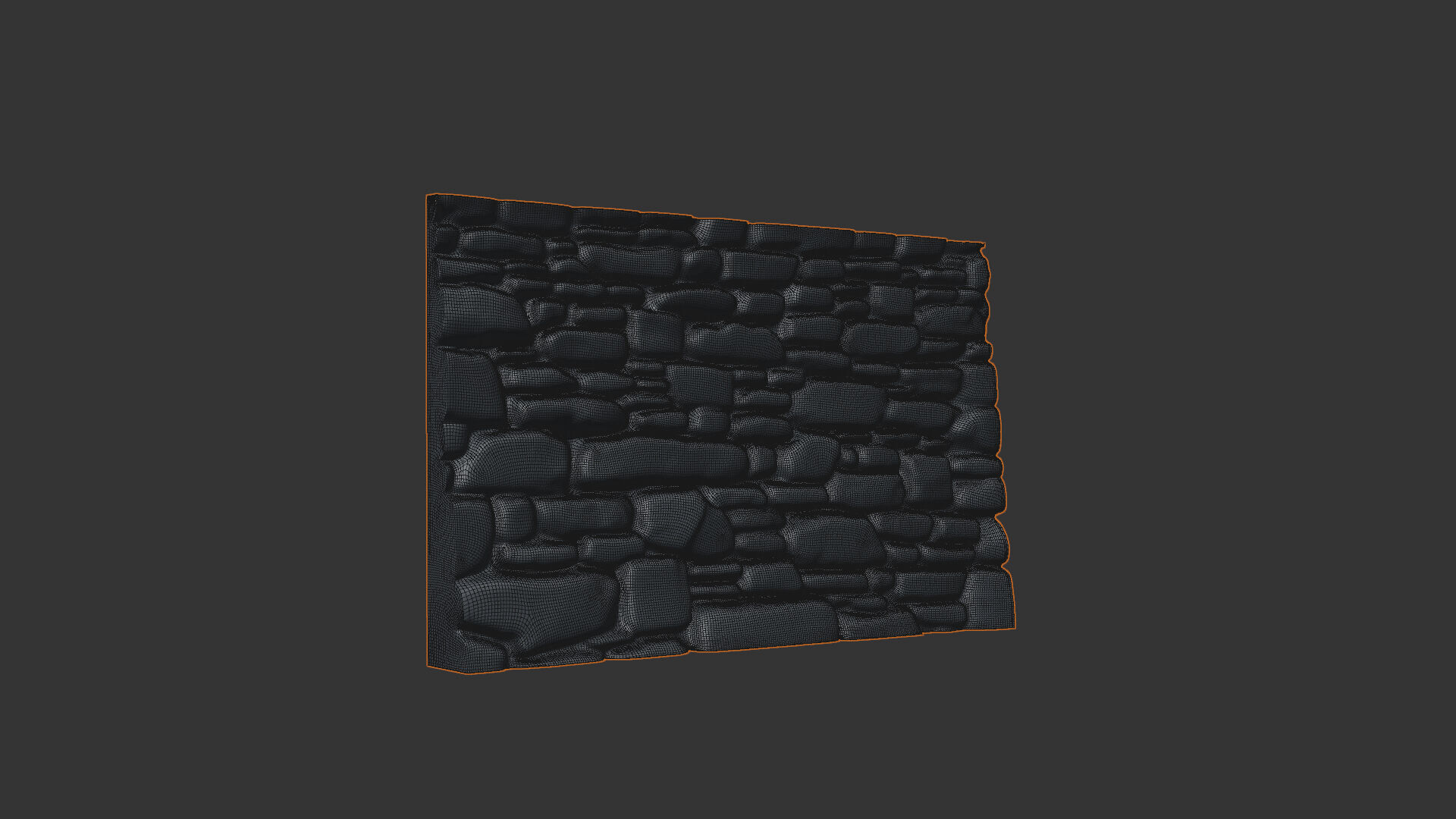 Stone wall 24 3D model_6