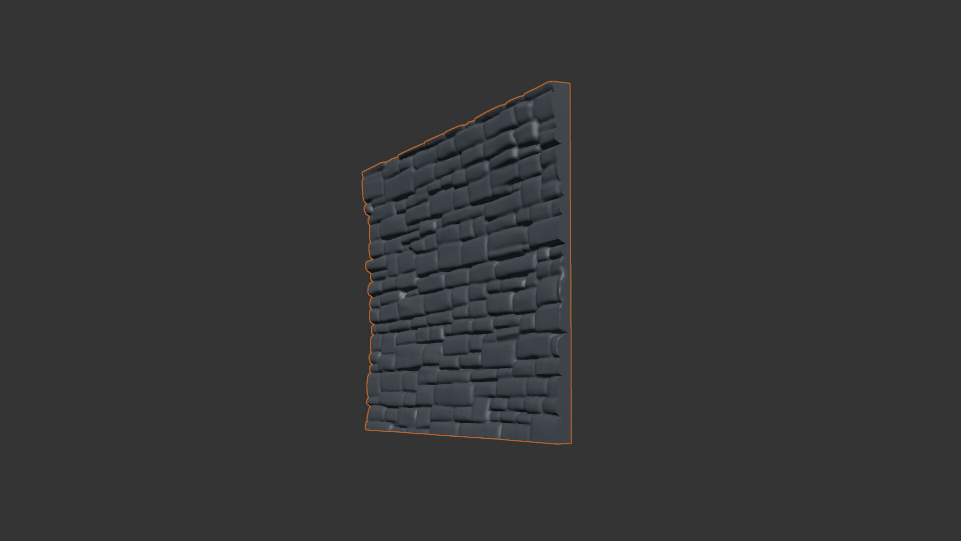 Stone wall 23 3D model_2