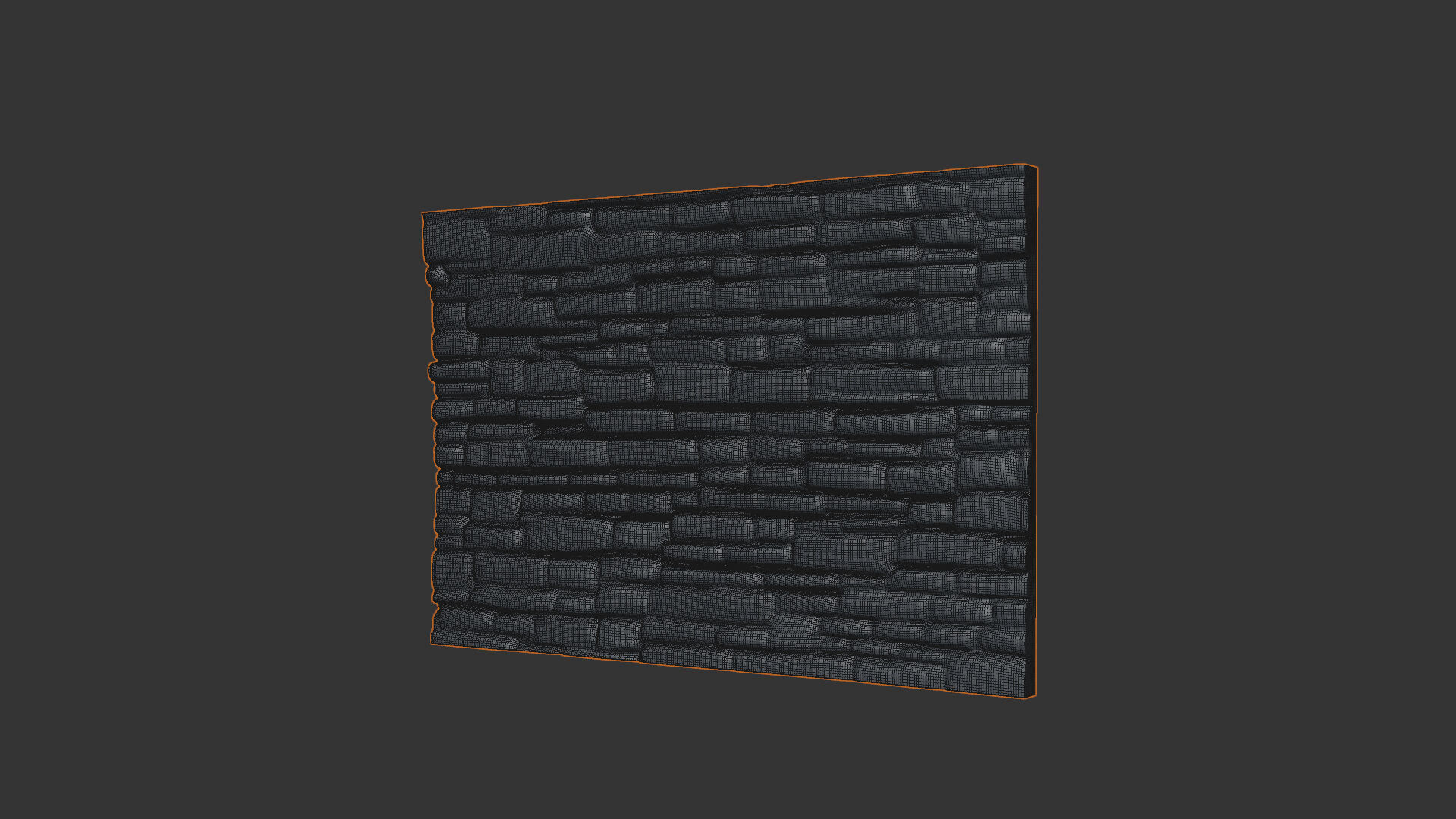 Stone wall 23 3D model_6