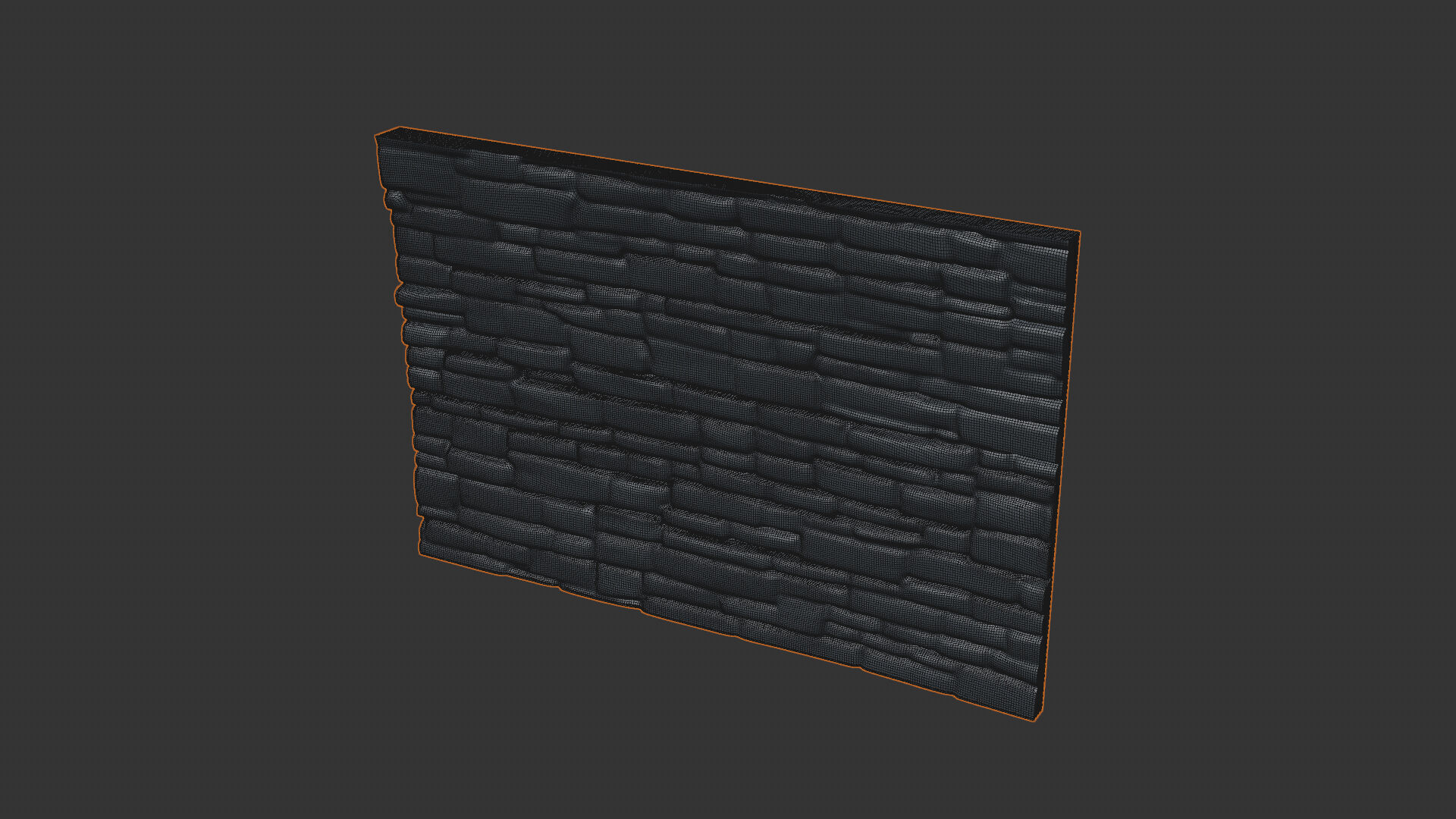 Stone wall 23 3D model_5