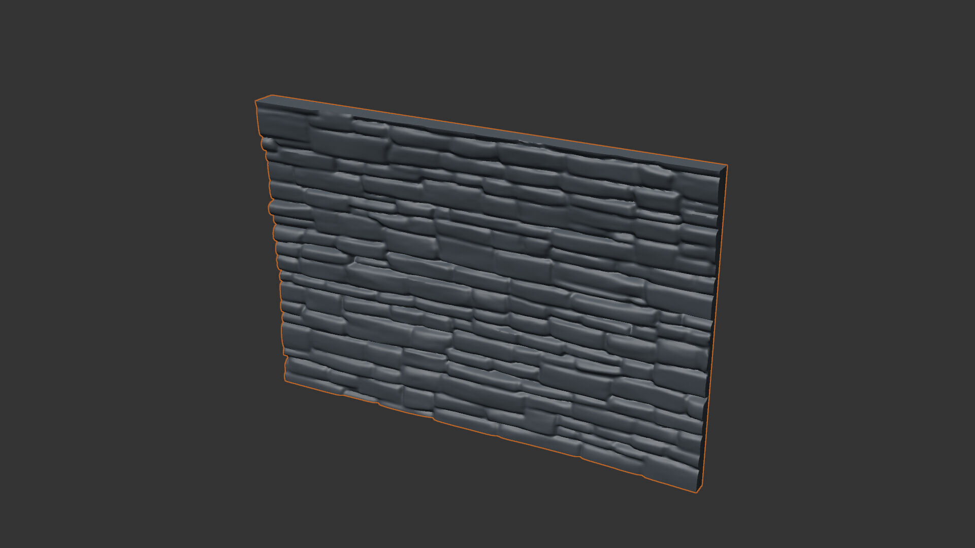Stone wall 23 3D model_4